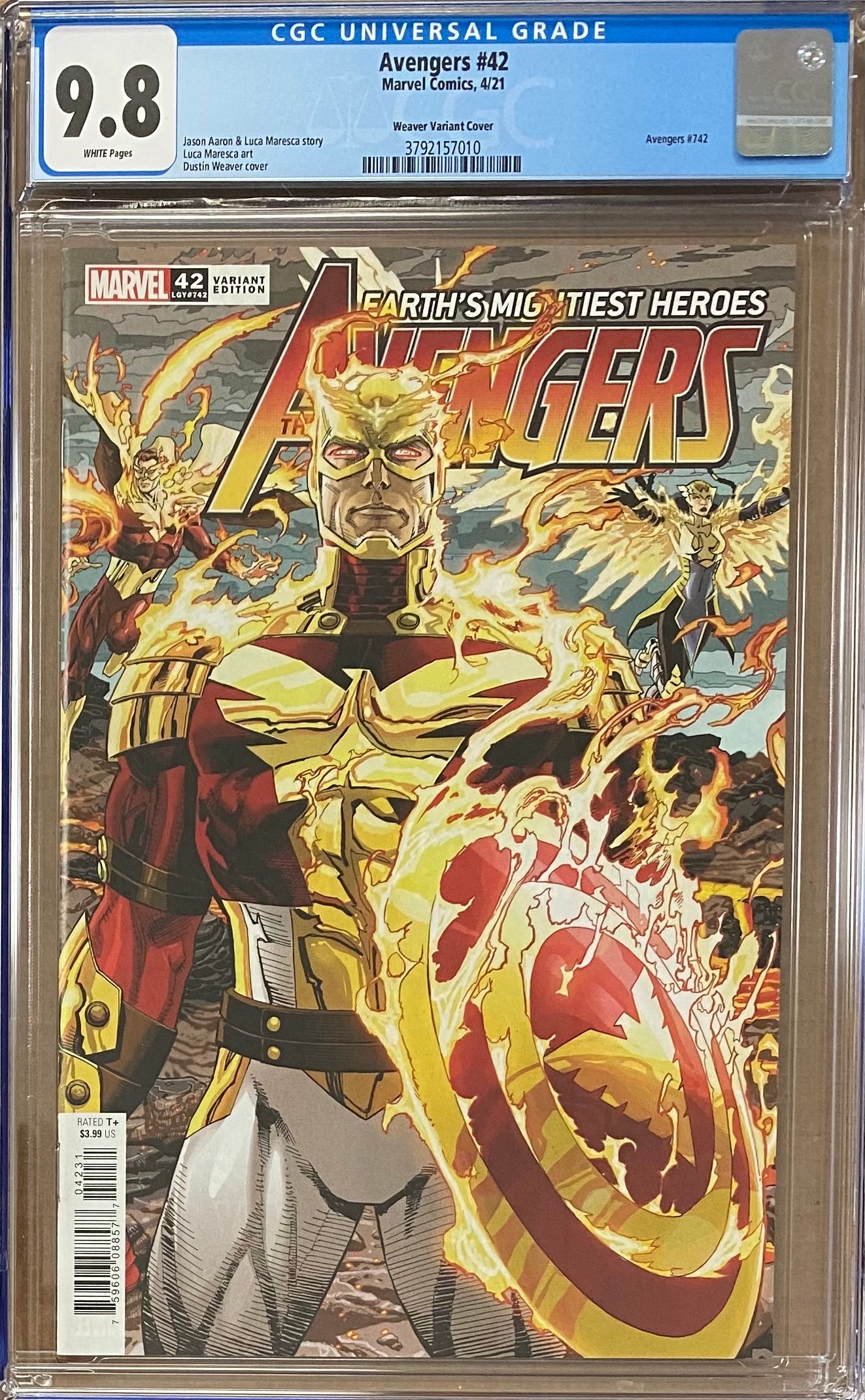 Avengers #42 Weaver Connecting Variant CGC 9.8