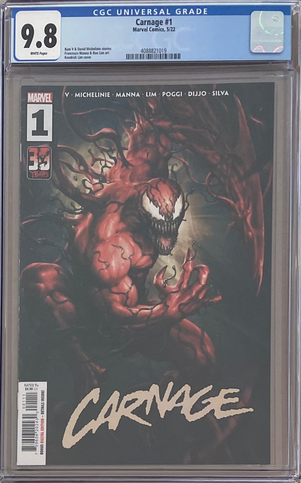 Carnage #1 CGC 9.8