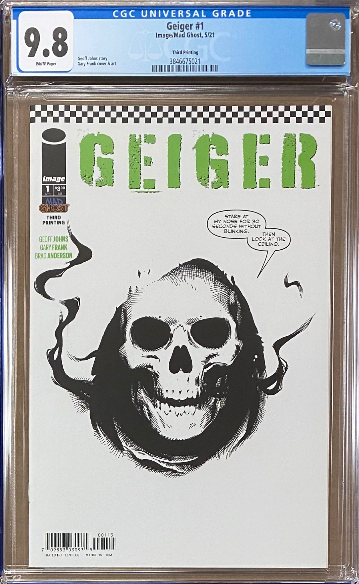 Geiger #1 Third Printing CGC 9.8