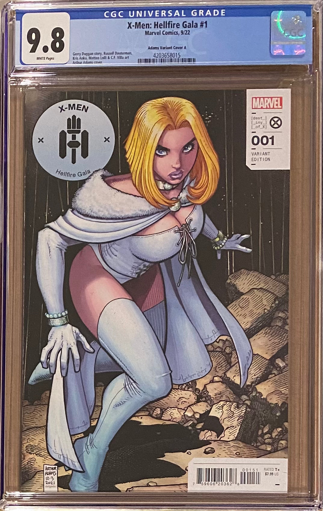 X-Men: Hellfire Gala #1 Adams 1:25 Retailer Incentive CGC 9.8