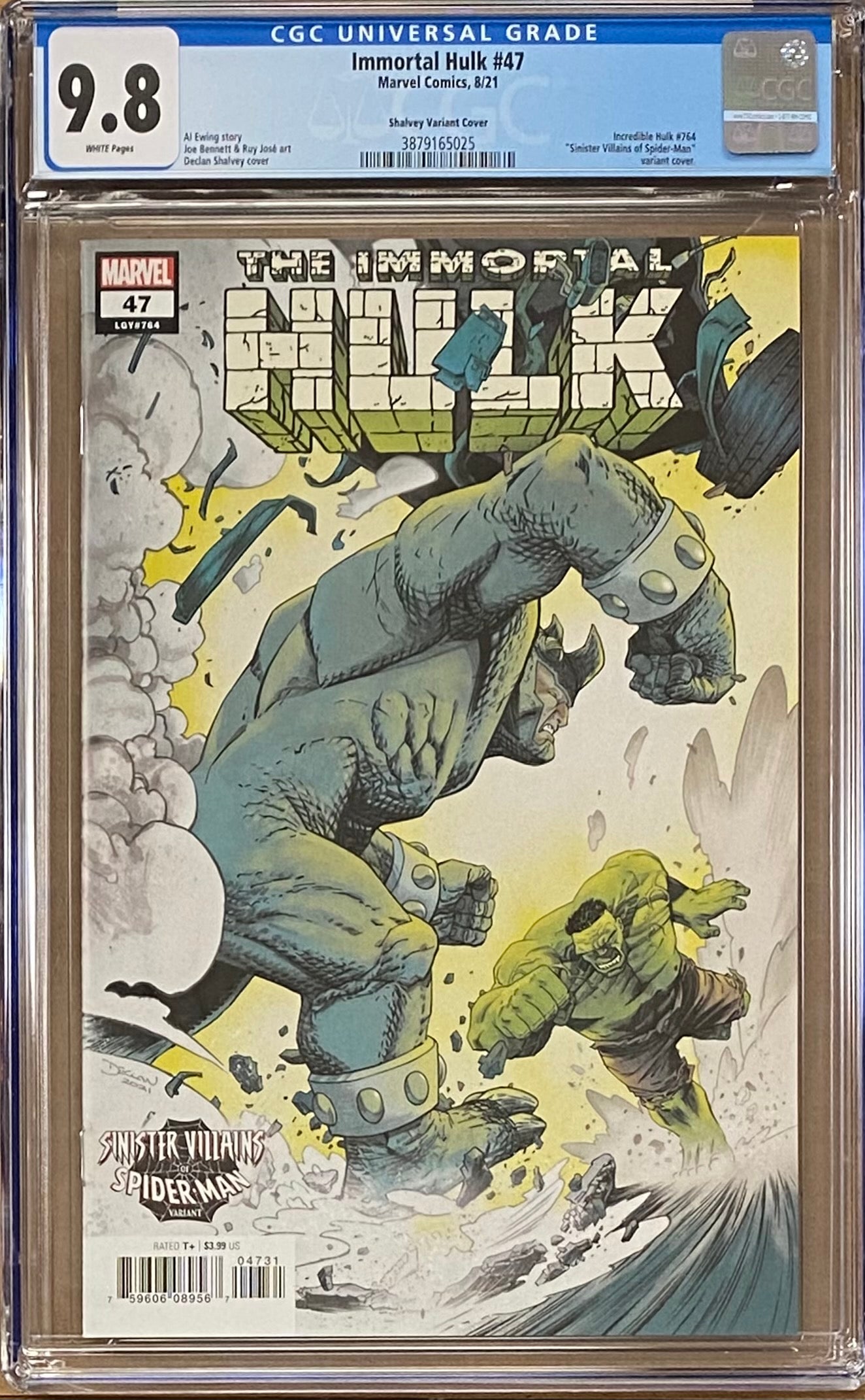 Immortal Hulk #47 Spider-Man Sinister Villains Variant CGC 9.8
