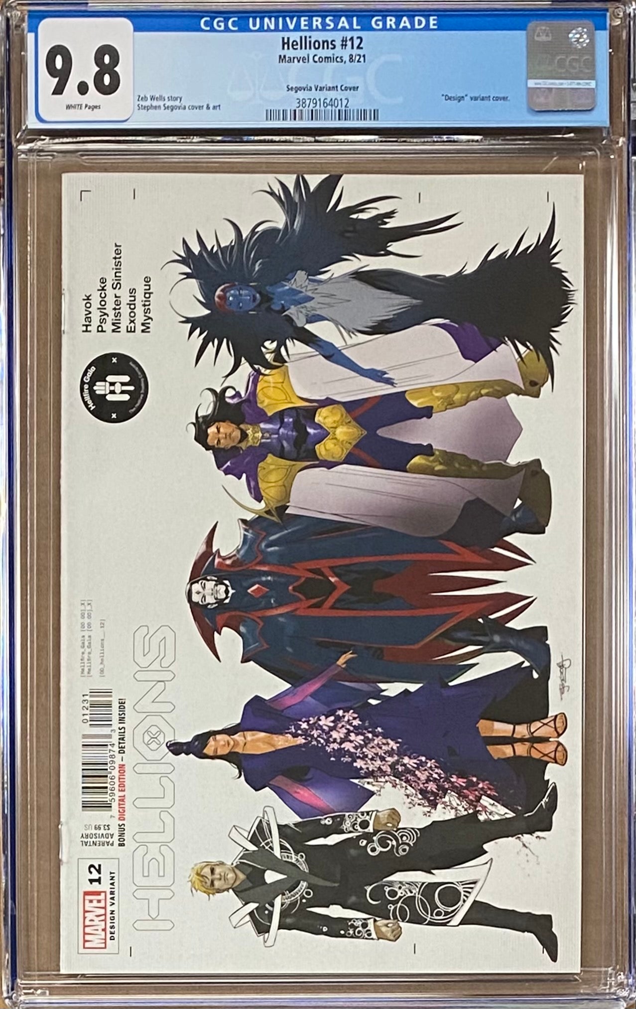 Hellions #12 Hellfire Gala Design Variant CGC 9.8 - Hellfire Gala