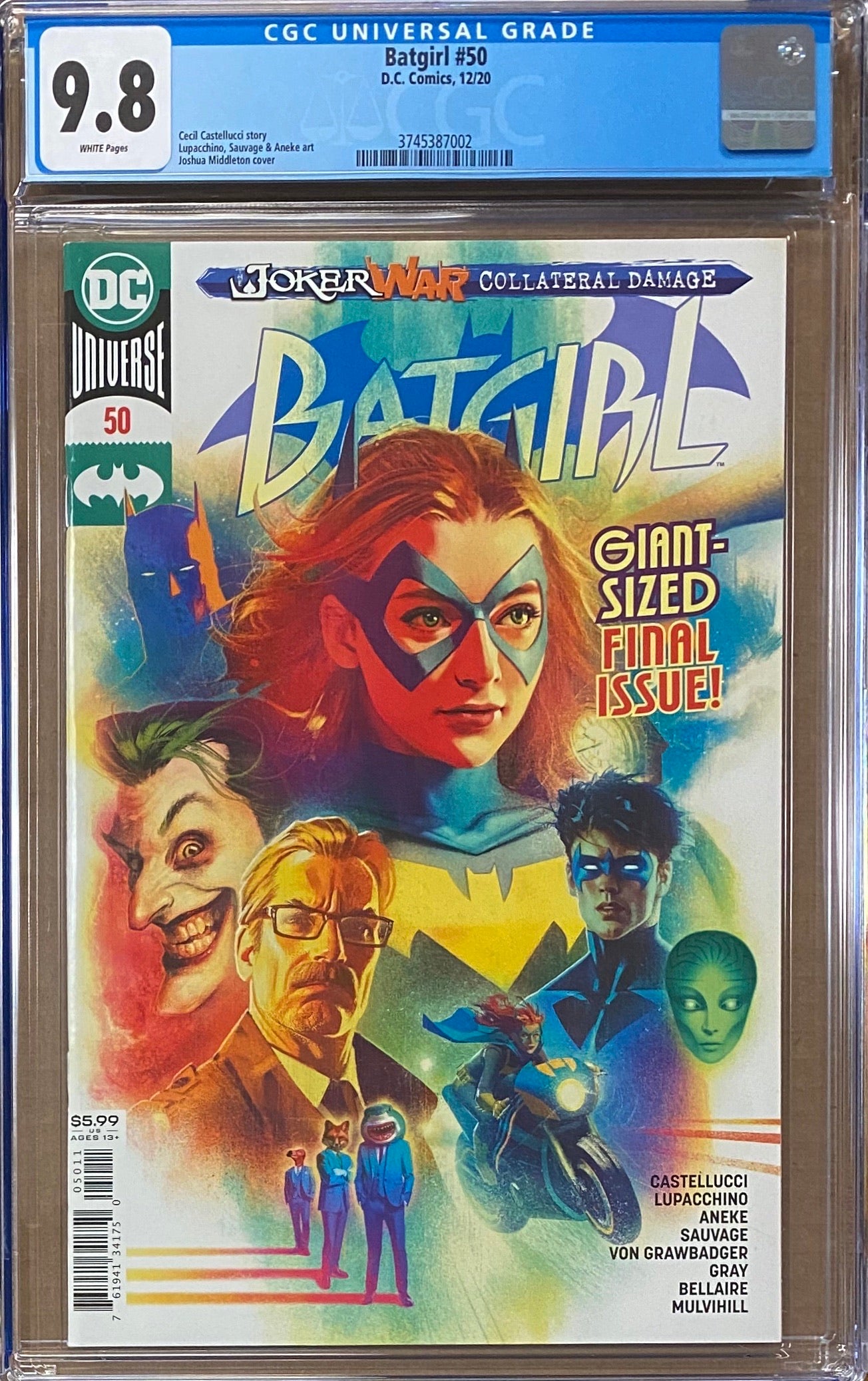Batgirl #50 CGC 9.8 - First Appearance Ryan Wilder
