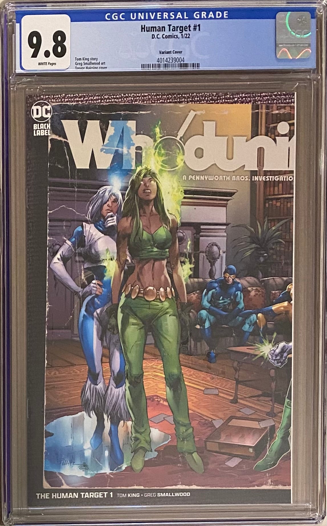 The Human Target #1 Variant CGC 9.8 - DC Black Label