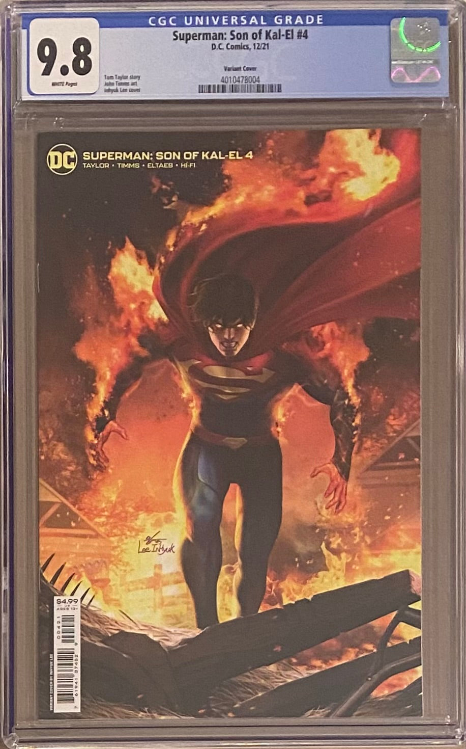 Superman: Son of Kal-El #4 InHyuk Lee Variant CGC 9.8