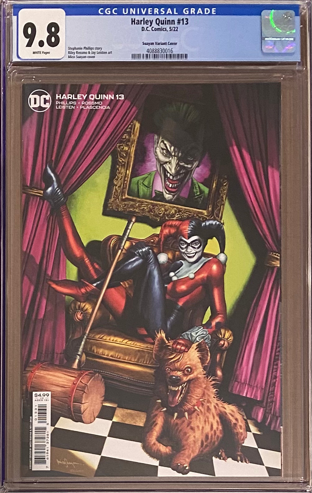 Harley Quinn #13 Suayan 1:25 Retailer Incentive Variant CGC 9.8