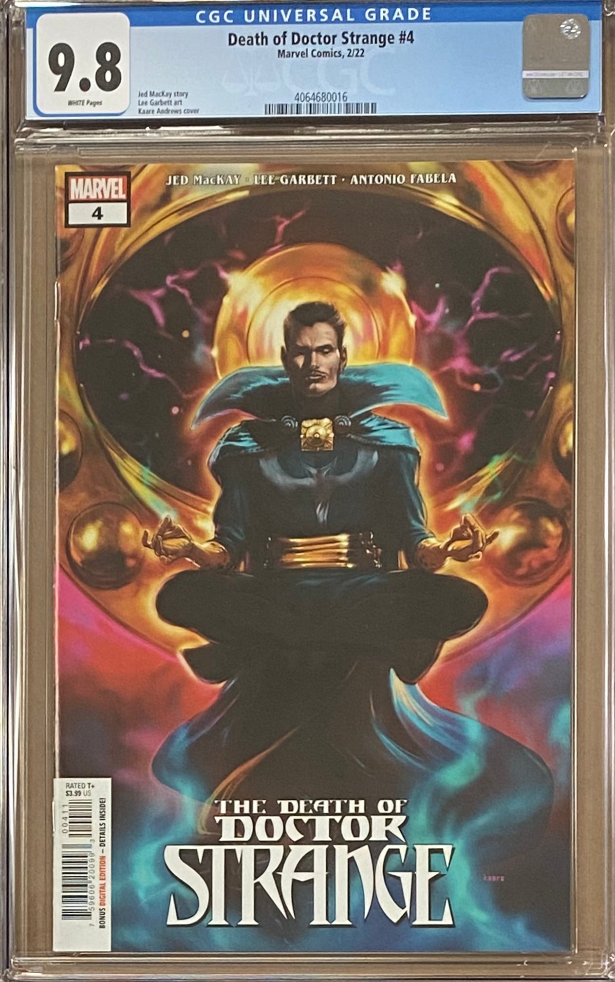 The Death of Doctor Strange #4 CGC 9.8