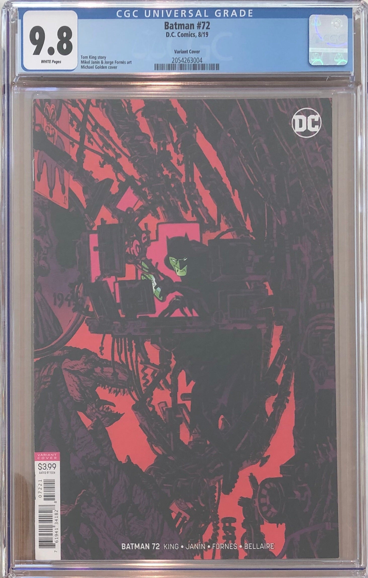 Batman #72 Variant CGC 9.8