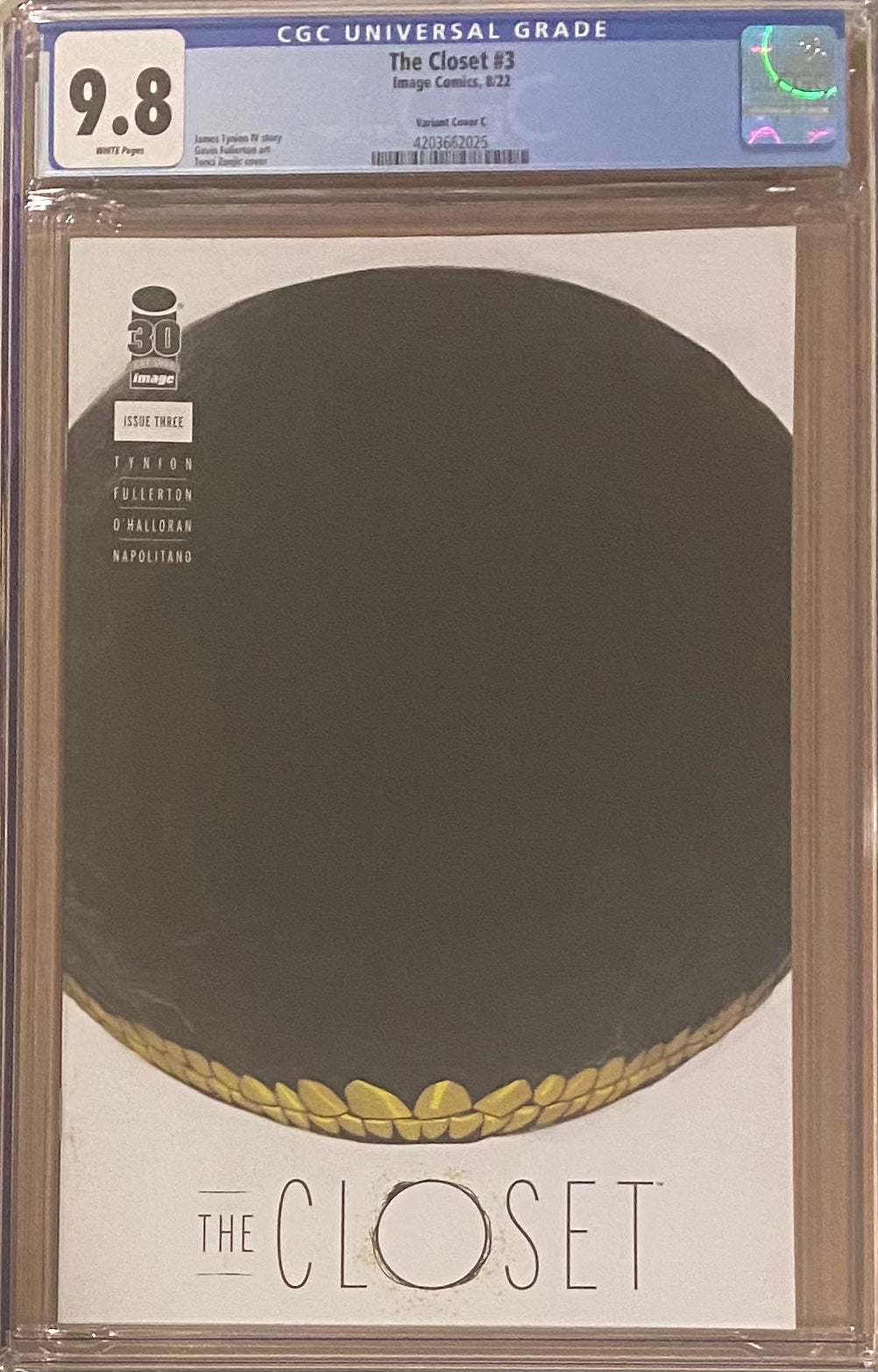 The Closet #3 Zonjic 1:50 Retailer Incentive Variant CGC 9.8