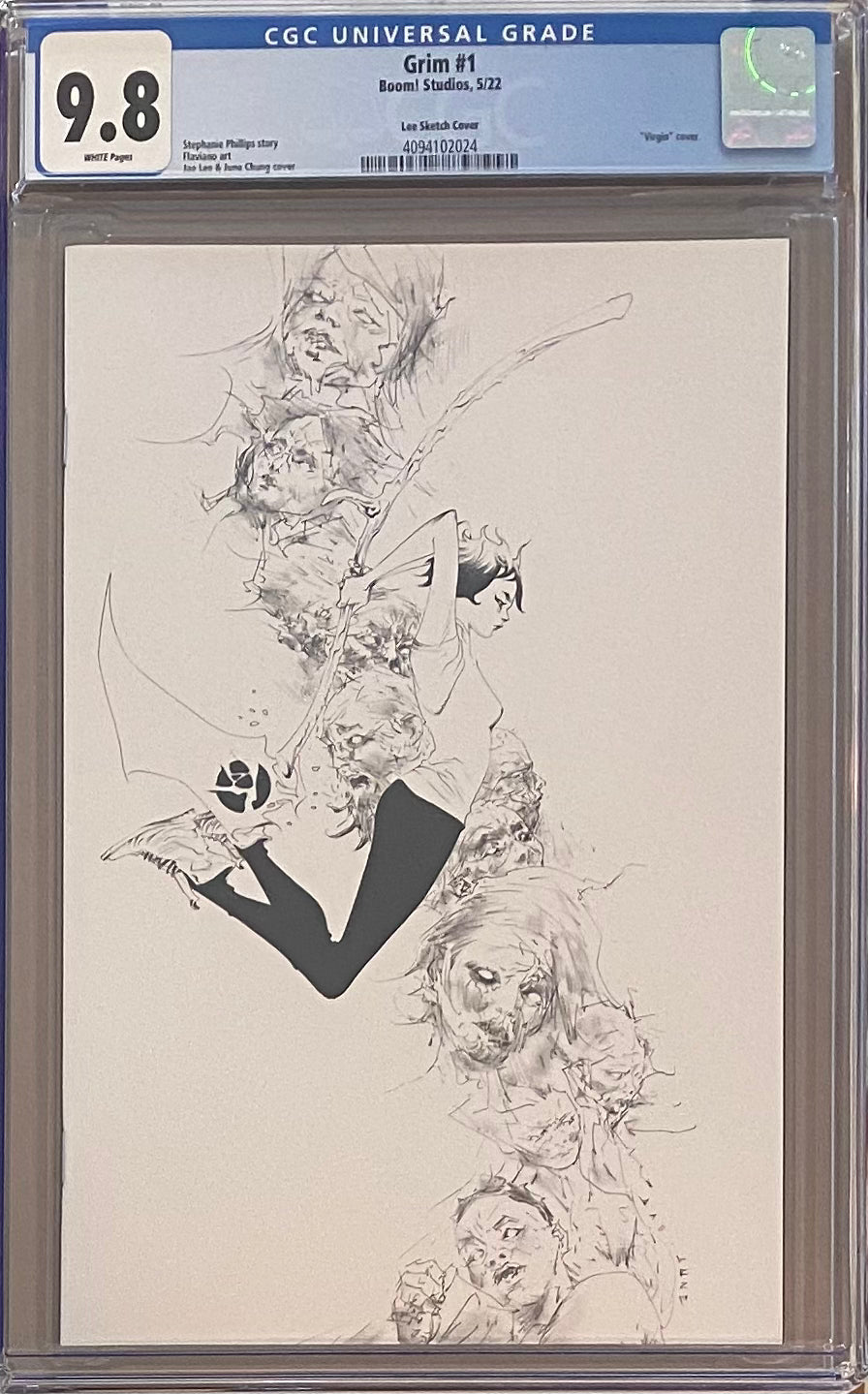 Grim #1 Jae Lee 1:75 Virgin Retailer Incentive Variant CGC 9.8