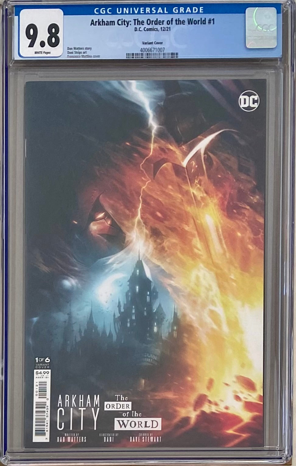 Arkham City: The Order of the World #1 Mattina Variant CGC 9.8