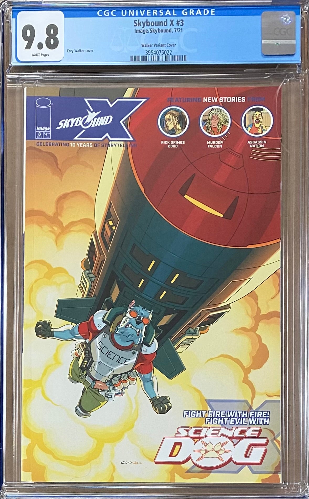 Skybound X #3 Walker Variant CGC 9.8