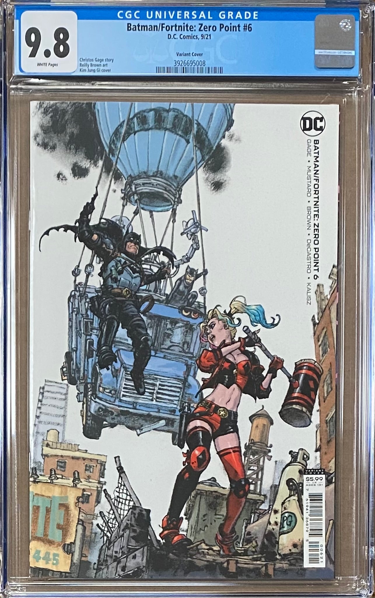 Batman/Fortnite: Zero Point #6 Variant CGC 9.8