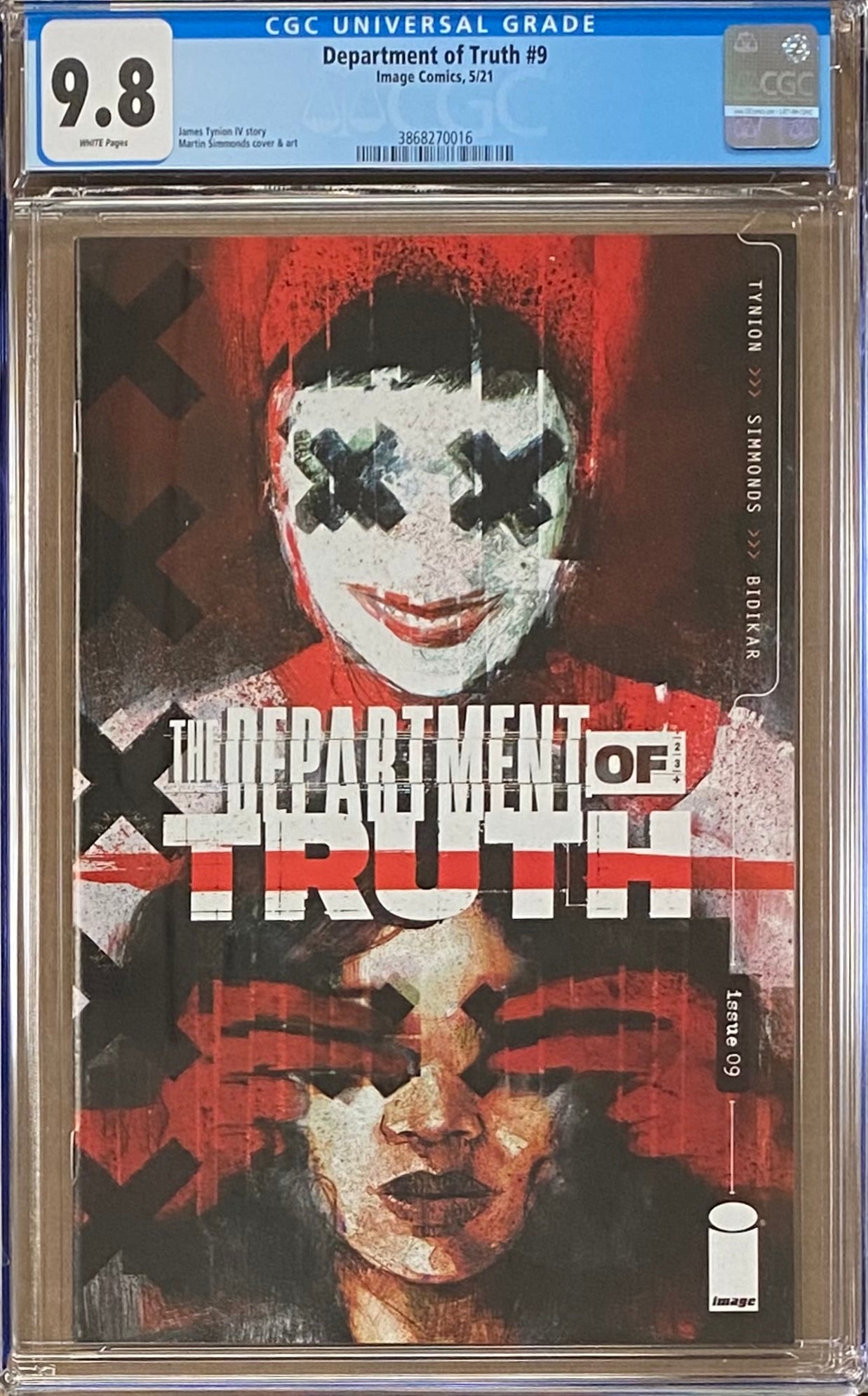 Department of Truth #9 CGC 9.8