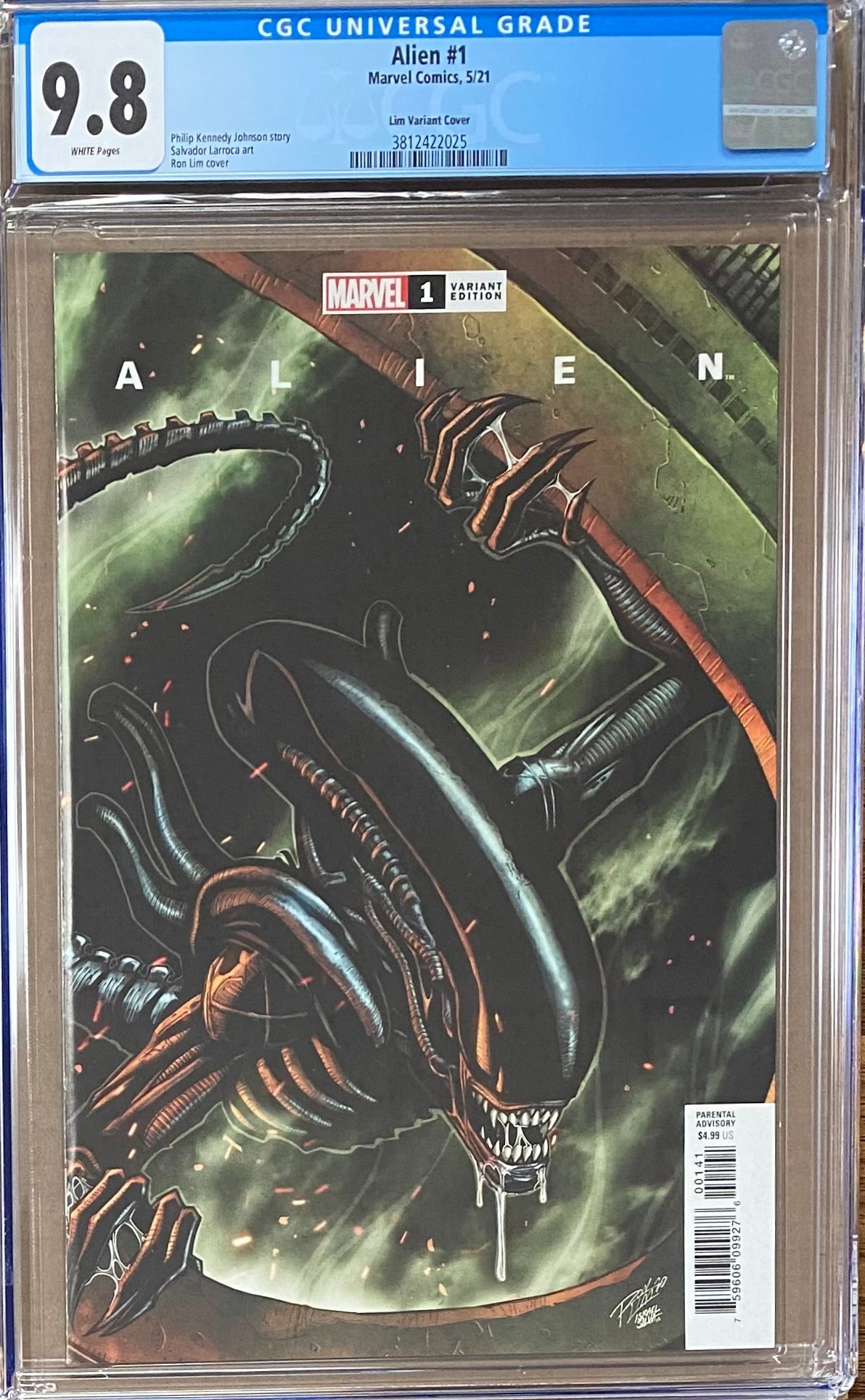Alien #1 Lim Variant CGC 9.8