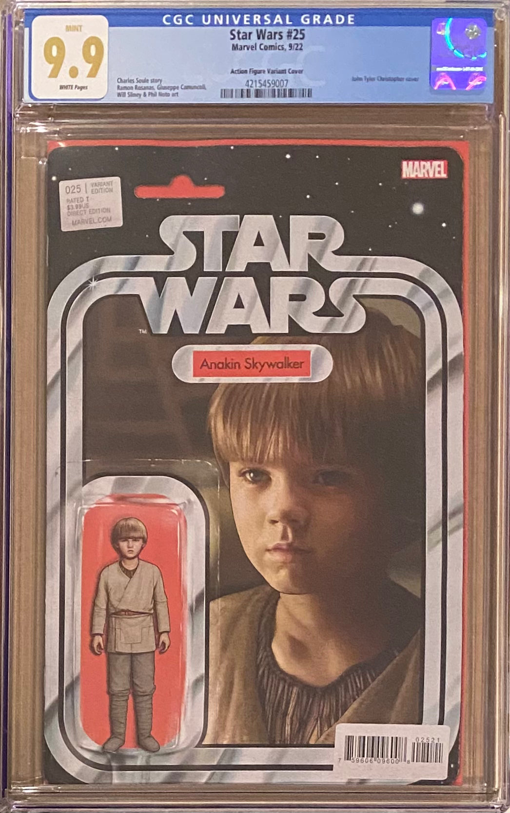 Star Wars #25 Action Figure Variant Variant CGC 9.9