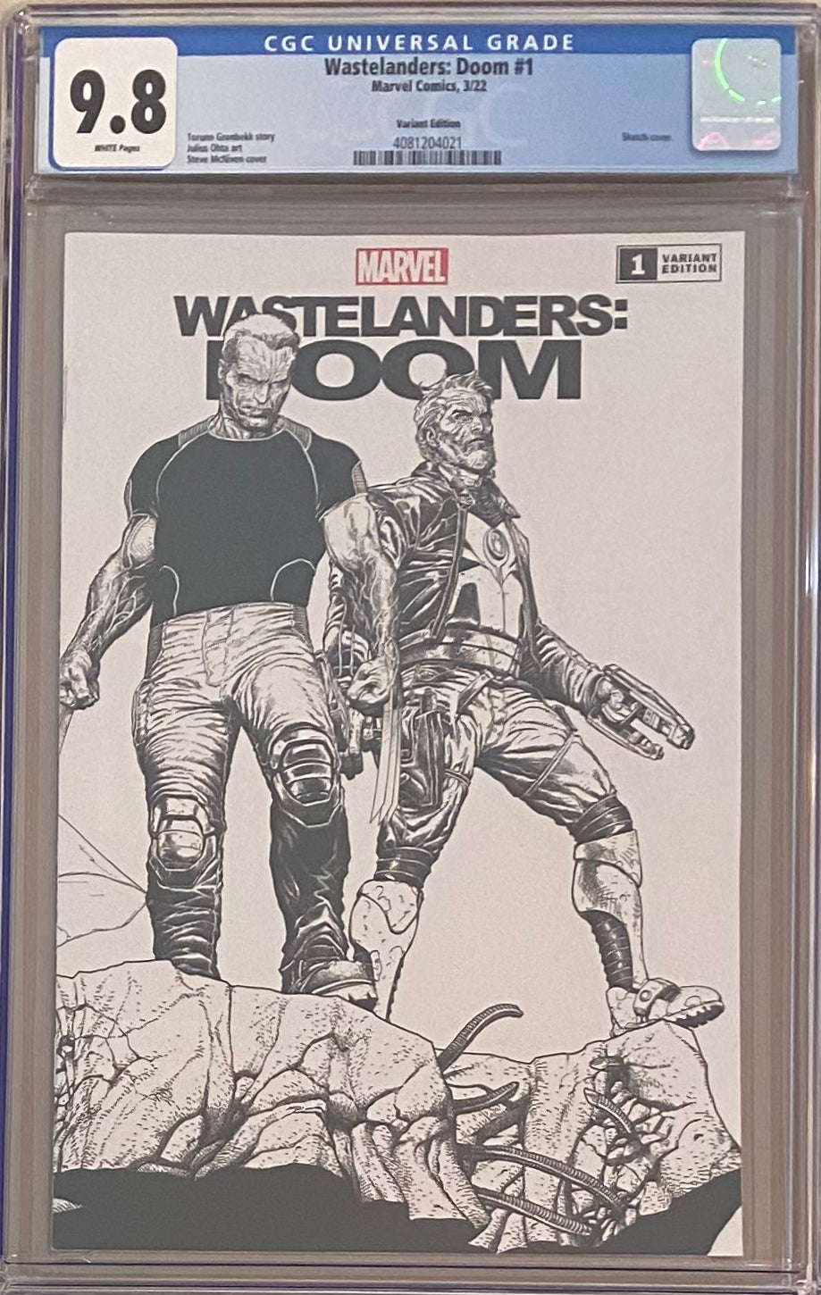 Wastelanders: Doom #1 McNiven Connecting Variant CGC 9.8