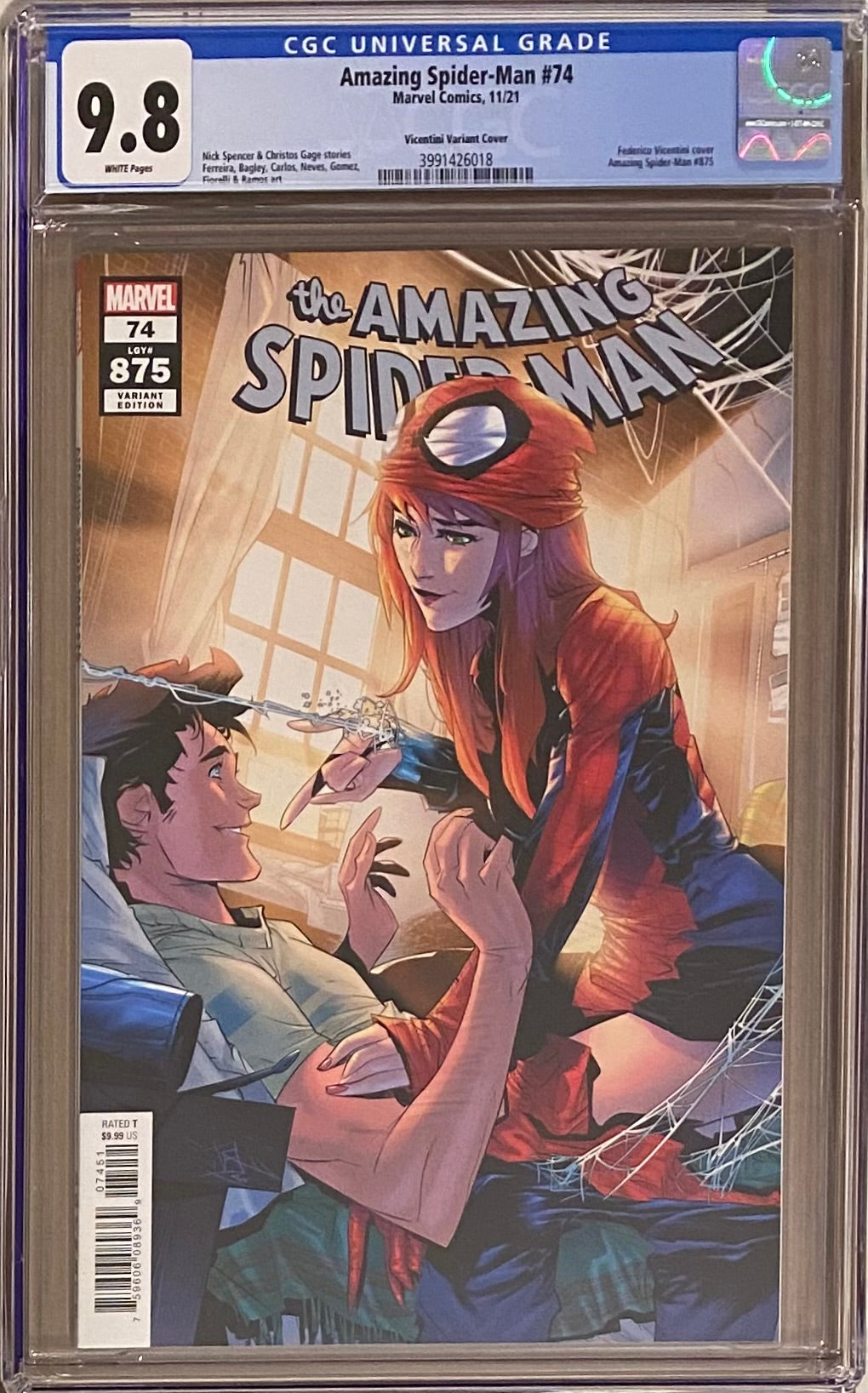 AMAZING SPIDER-MAN #74 CHECCHETTO Variant CGC 9.8 NM/M GORGEOUS outlets GEM Wow