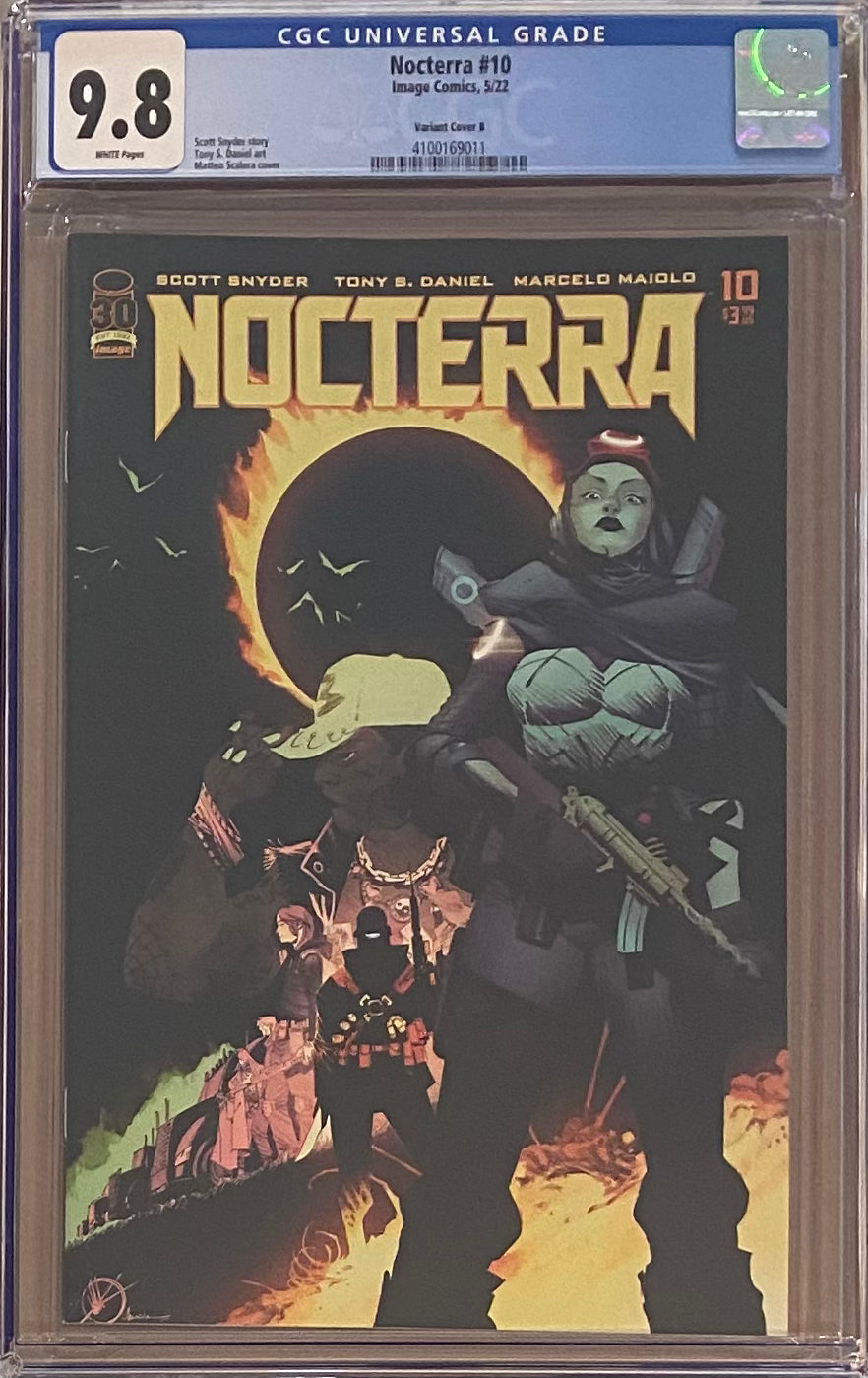 Nocterra #10 Scalera Variant CGC 9.8