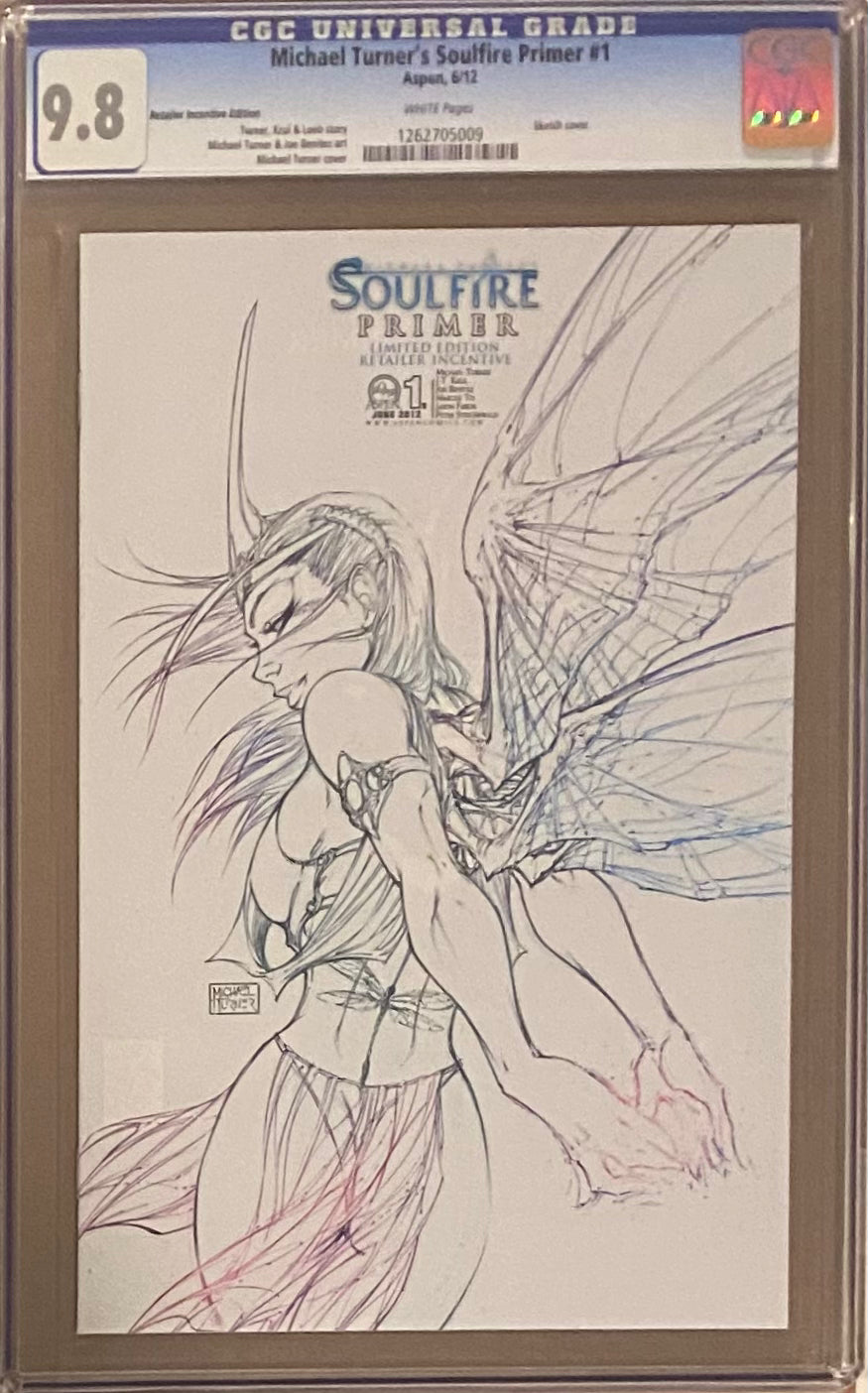 Michael Turner's Soulfire Primer #1 Retailer Incentive CGC 9.8