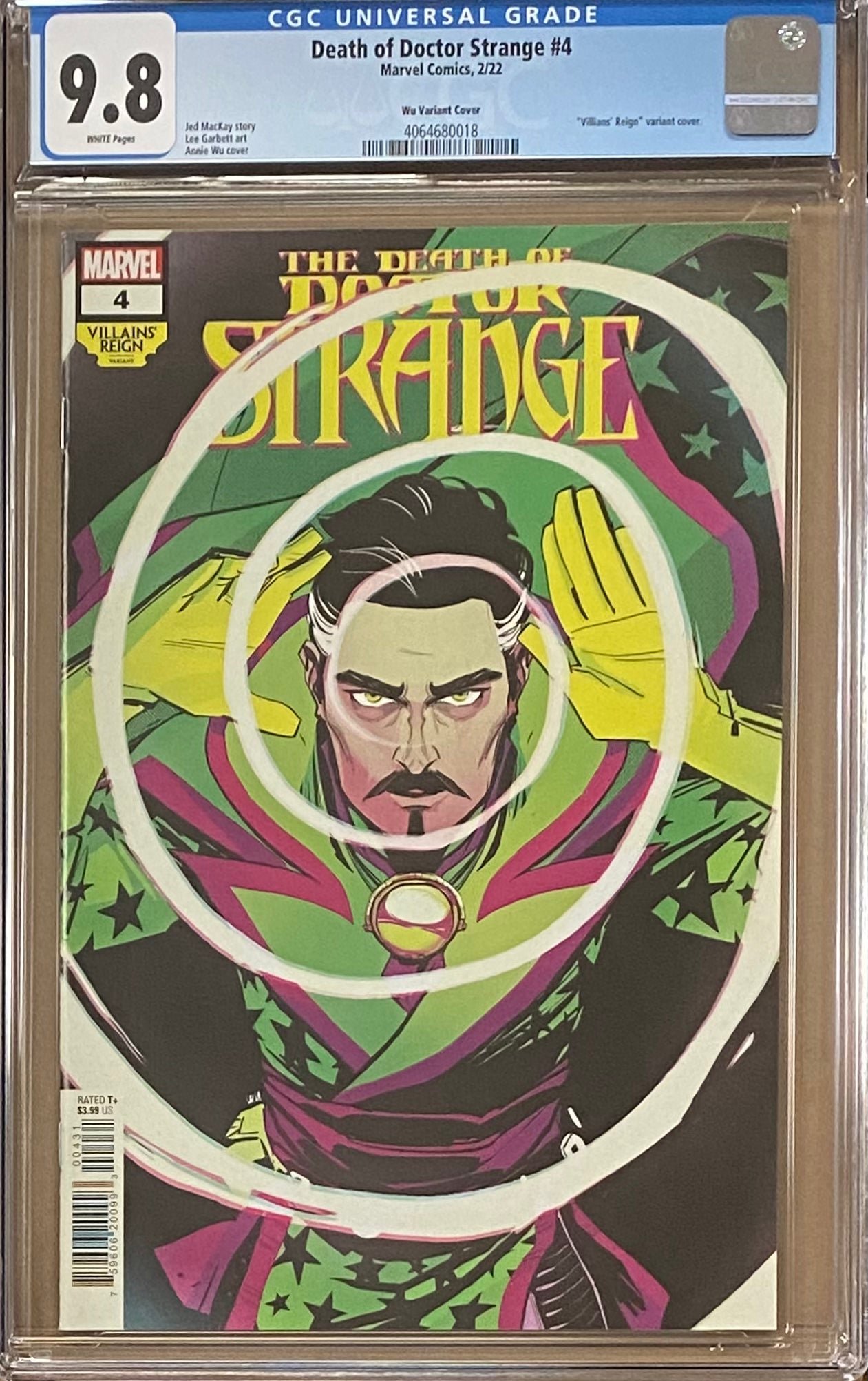 The Death of Doctor Strange #4 Variant CGC 9.8