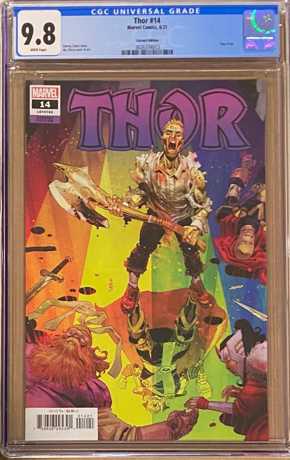 Thor #14 Klein 1:25 Retailer Incentive Variant CGC 9.8