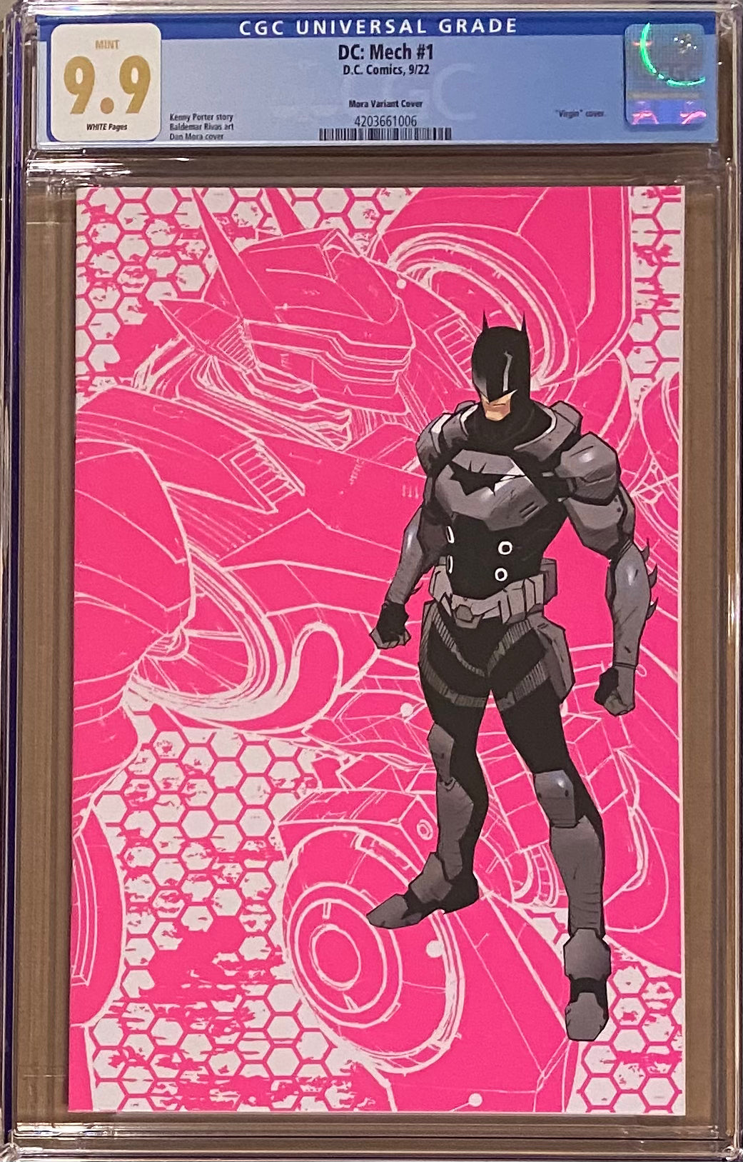 DC Mech #1 Mora 1:50 Retailer Incentive Variant CGC 9.9