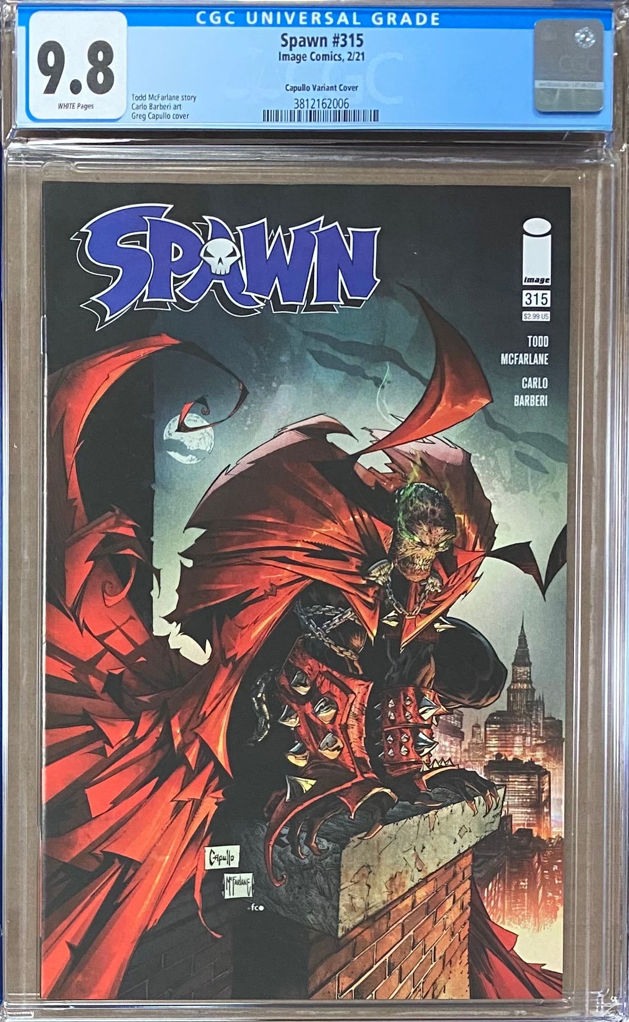 Spawn #315 Cover B McFarlane Variant CGC 9.8