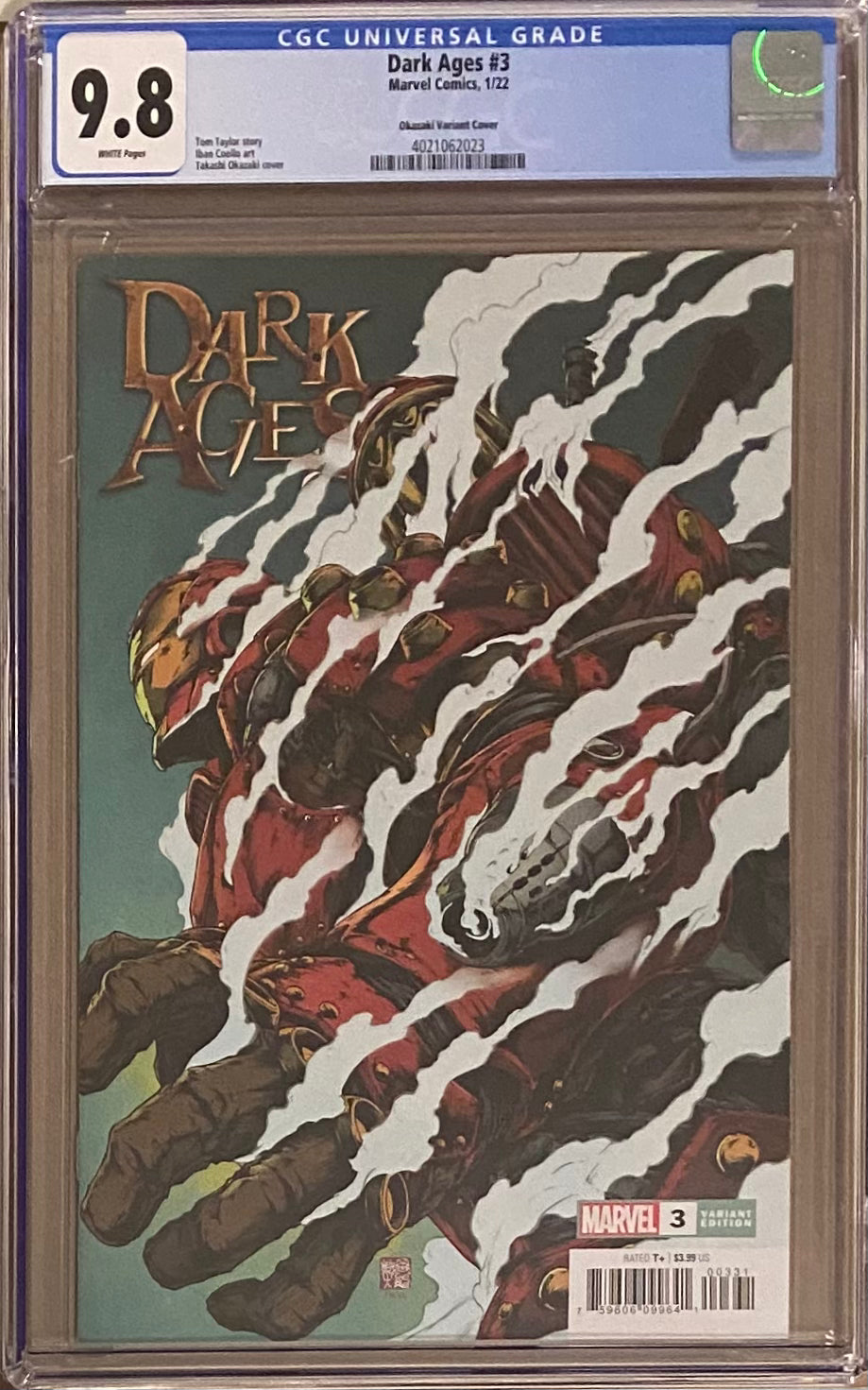 Dark Ages #3 Variant CGC 9.8