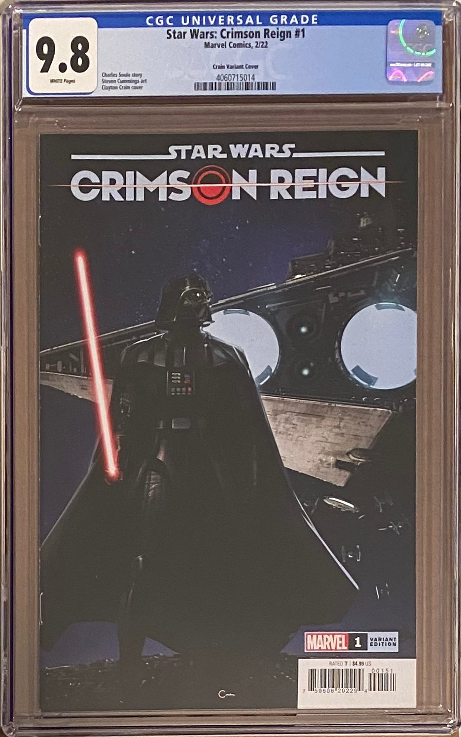 Star Wars: Crimson Reign #1 Crain "Enemies Dawn" Variant CGC 9.8
