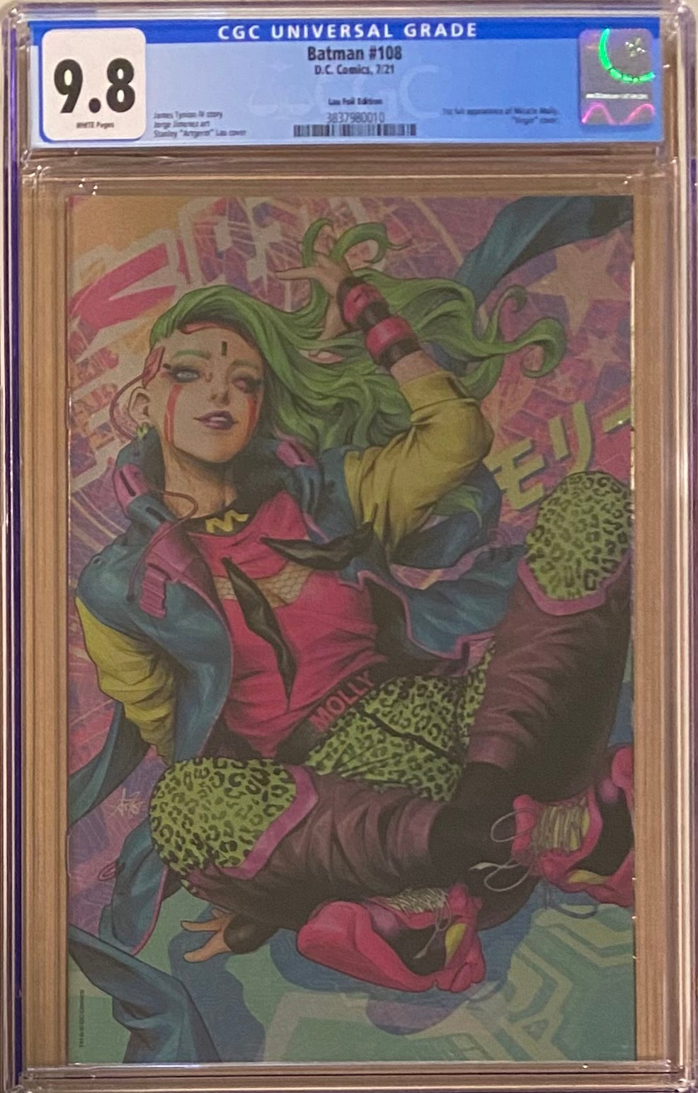 Batman #108 Artgerm 1:50 Foil Retailer Incentive Variant CGC 9.8