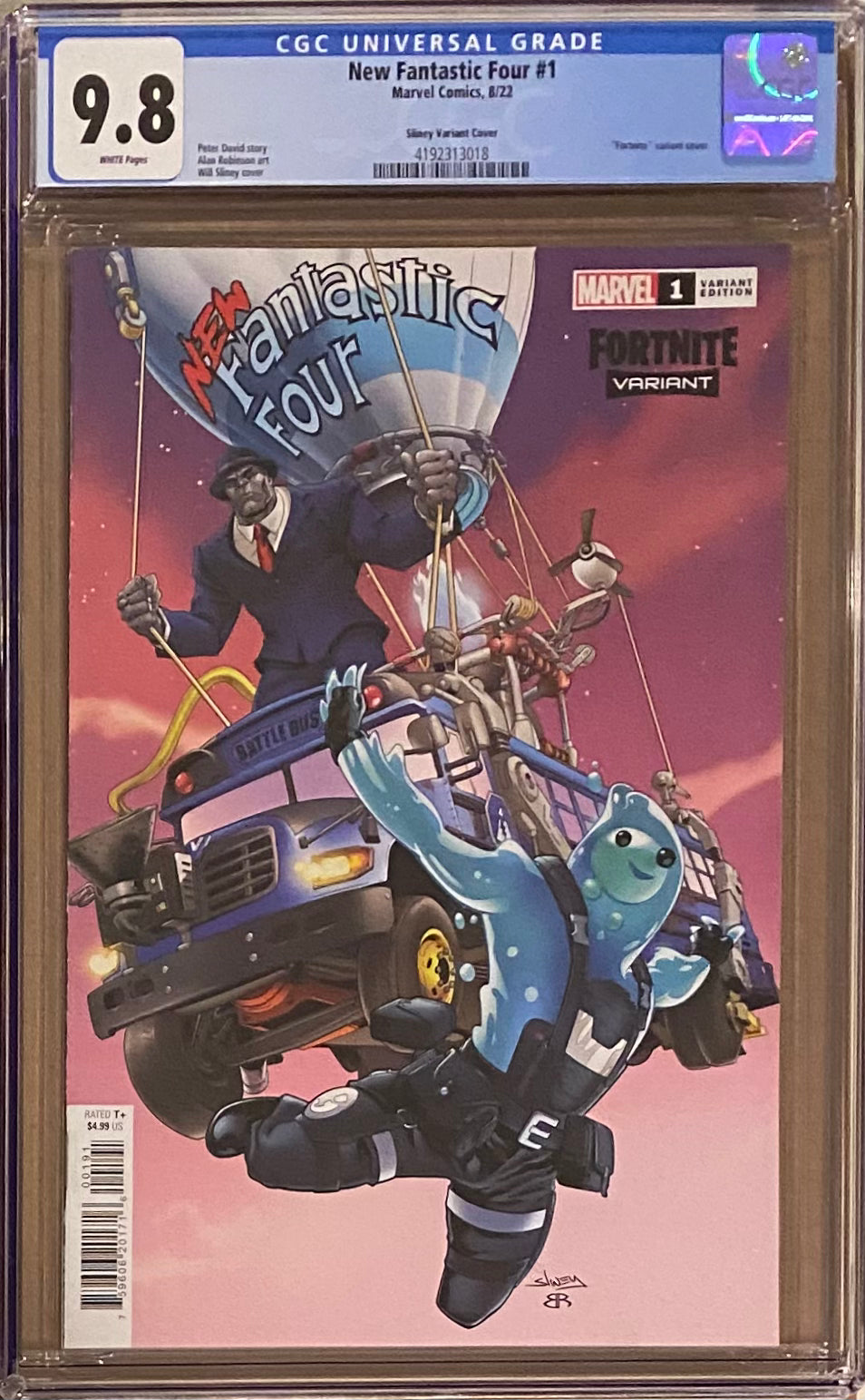 New Fantastic Four #1 Sliney Fortnite Variant CGC 9.8