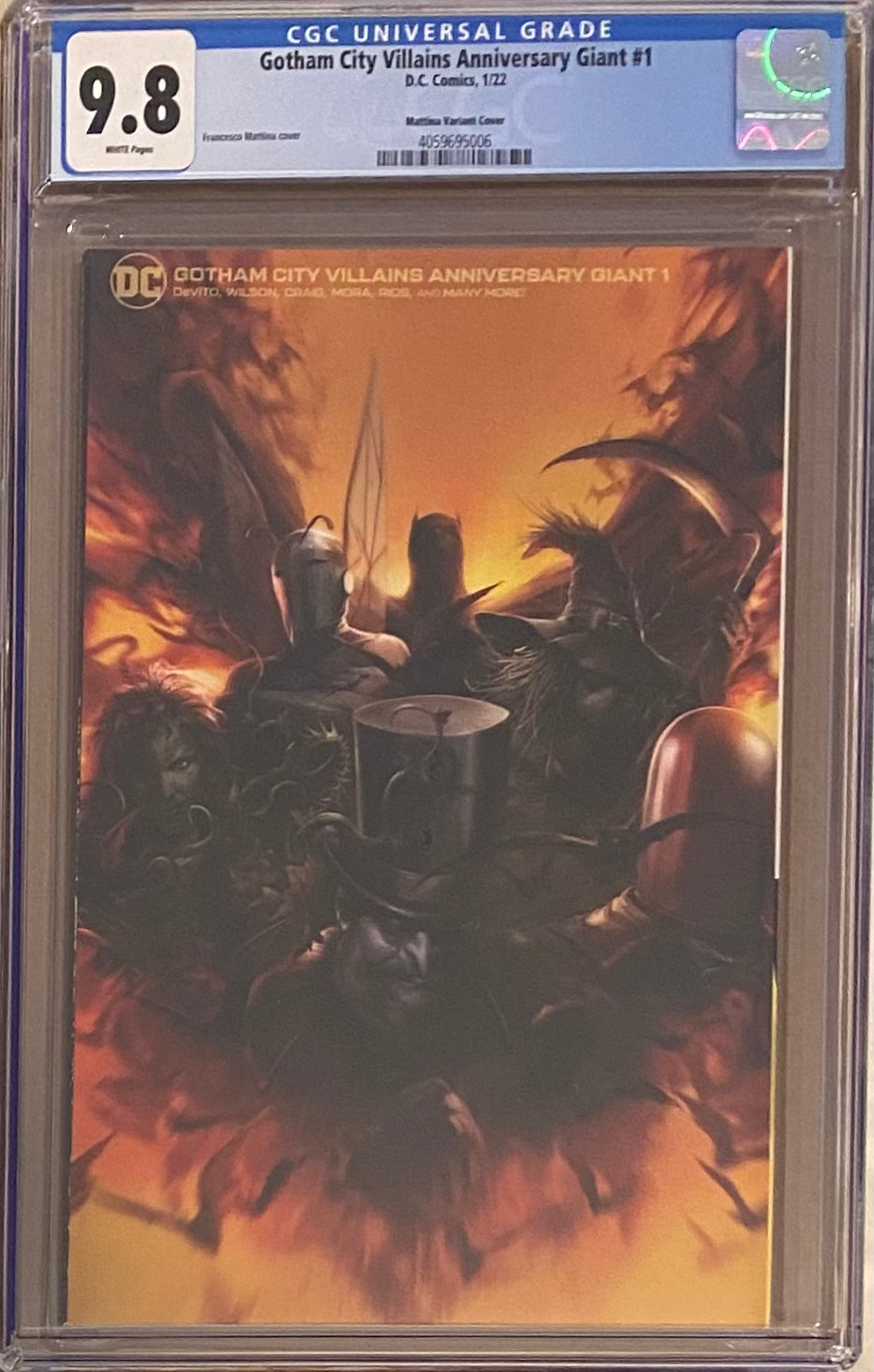 Gotham City Villains #1 Mattina 1:25 Retailer Incentive Variant CGC 9.8