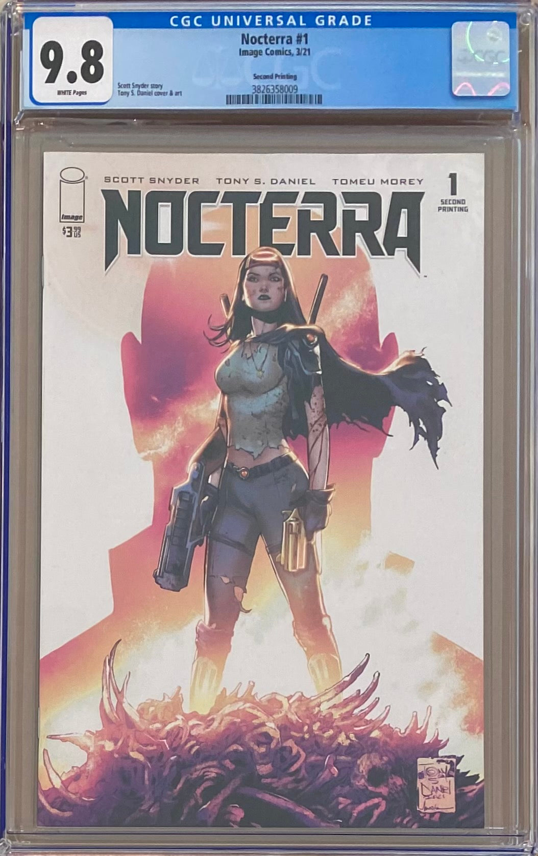 Nocterra #1 Second Printing CGC 9.8