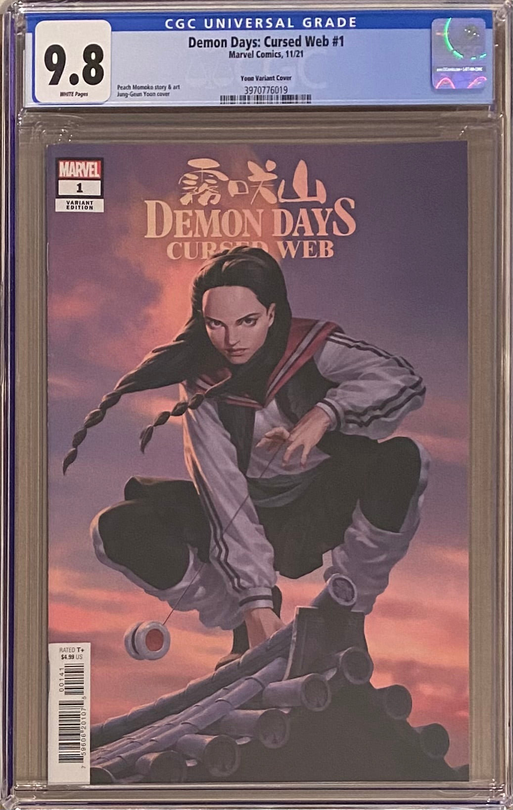Demon Days: Cursed Web #1 Yoon Variant CGC 9.8