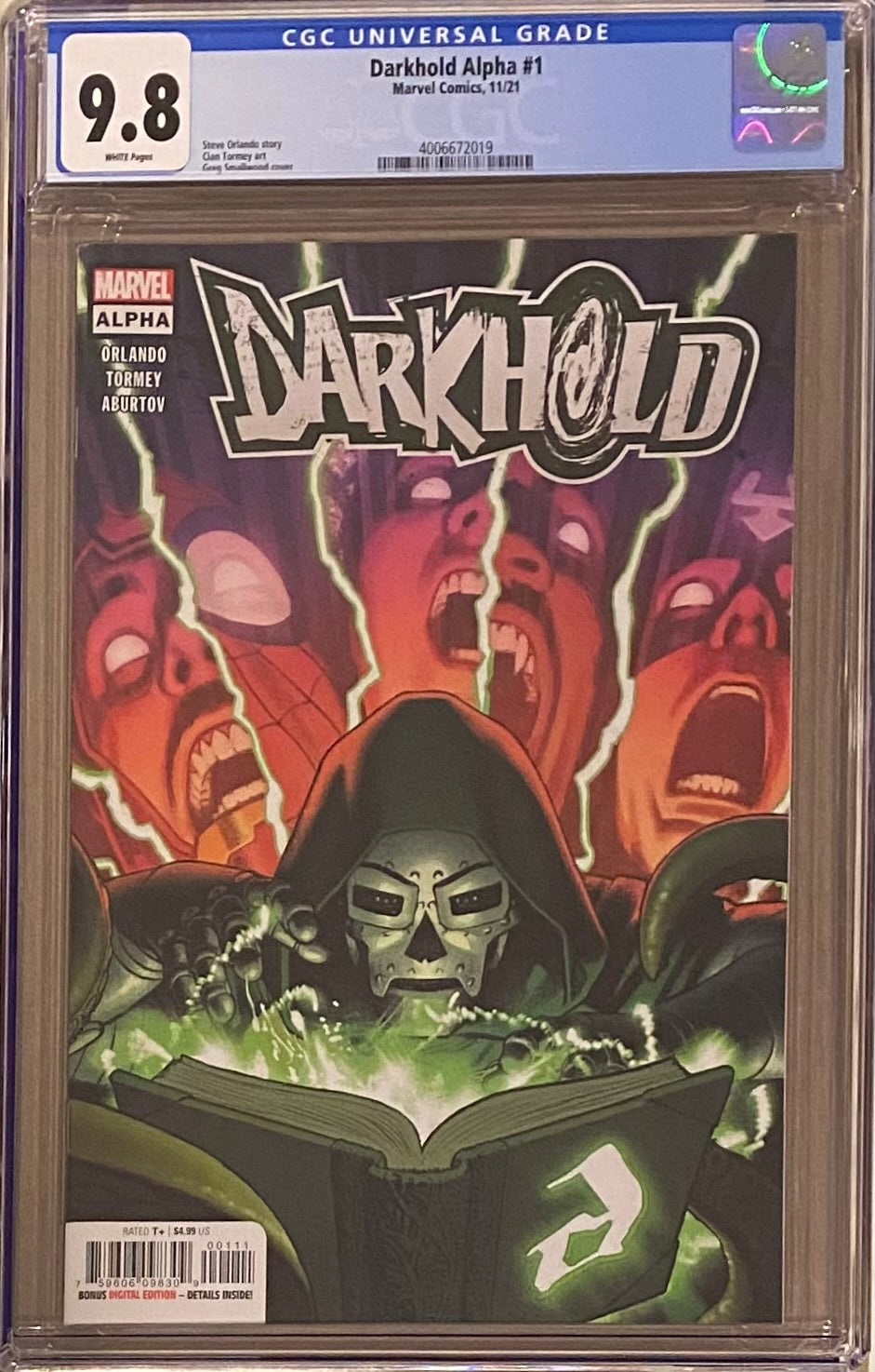 Darkhold Alpha #1 CGC 9.8
