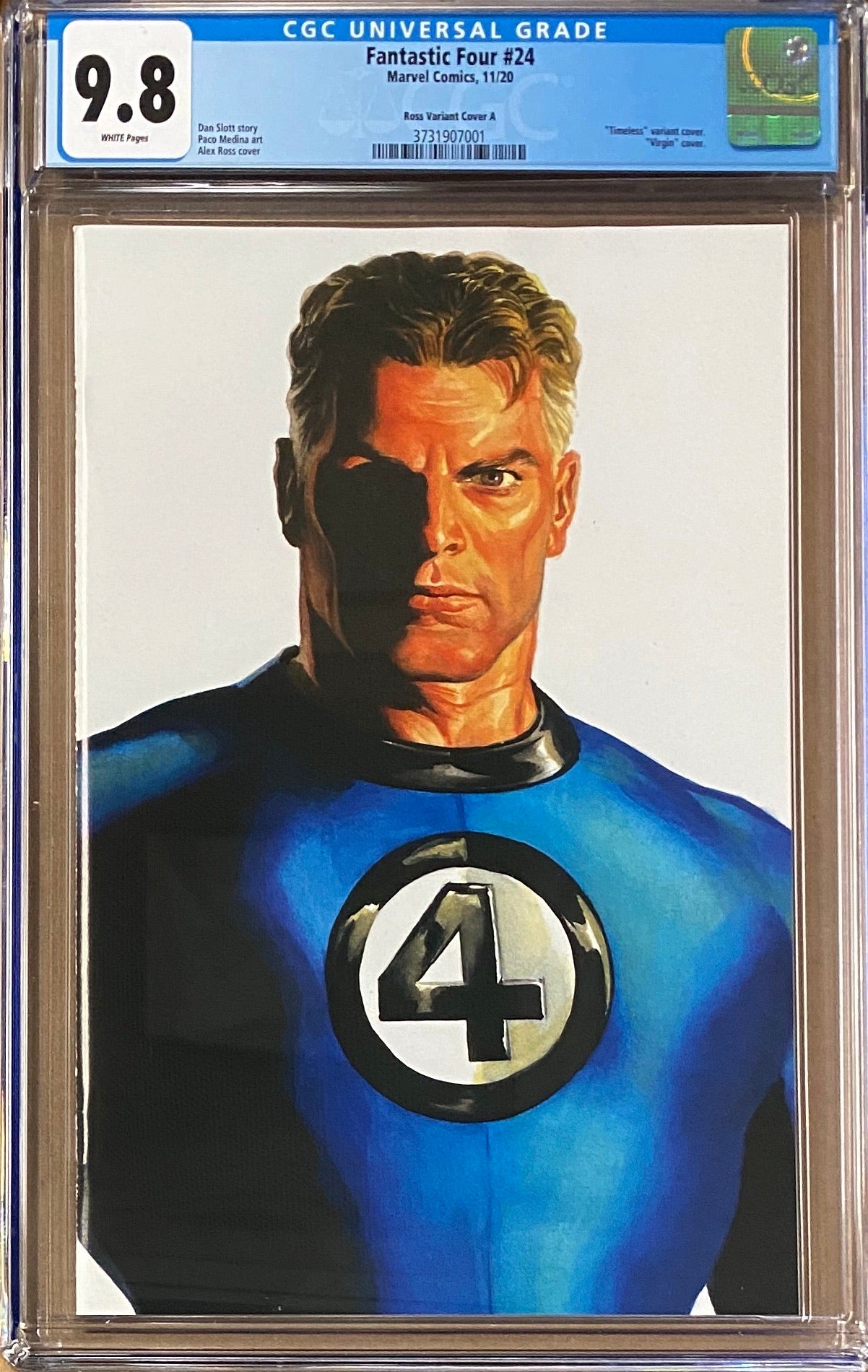 Fantastic Four #24 Alex Ross Mr. Fantastic "Timeless" Variant CGC 9.8