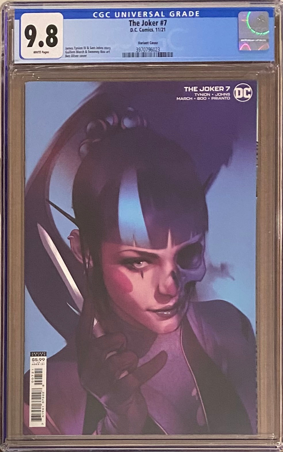 The Joker #7 Oliver Variant CGC 9.8