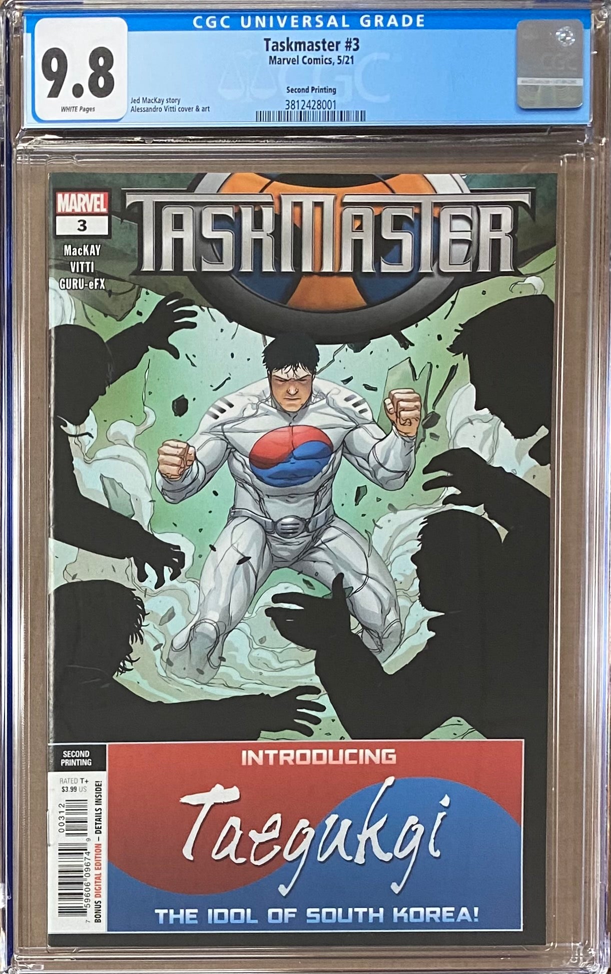 Taskmaster #3 Second Printing CGC 9.8