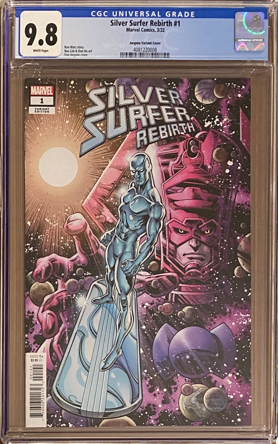 Silver Surfer: Rebirth #1 Jurgens Variant CGC 9.8