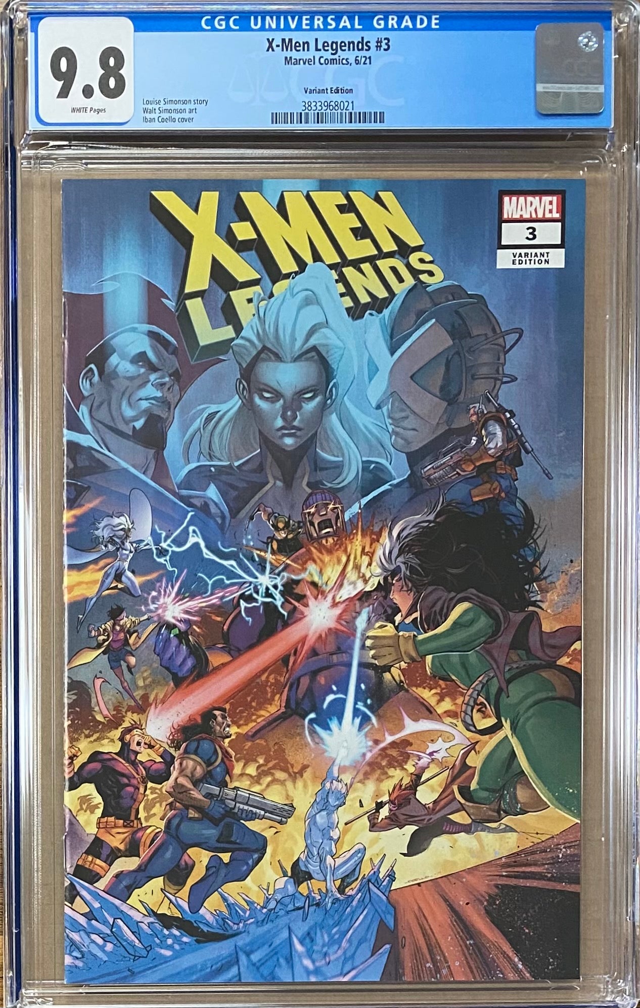 X-Men Legends #3 Coello Connecting Variant CGC 9.8