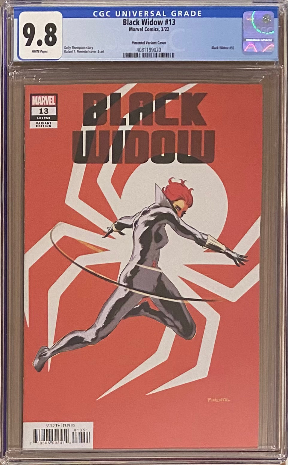 Black Widow #13 Pimental Variant CGC 9.8