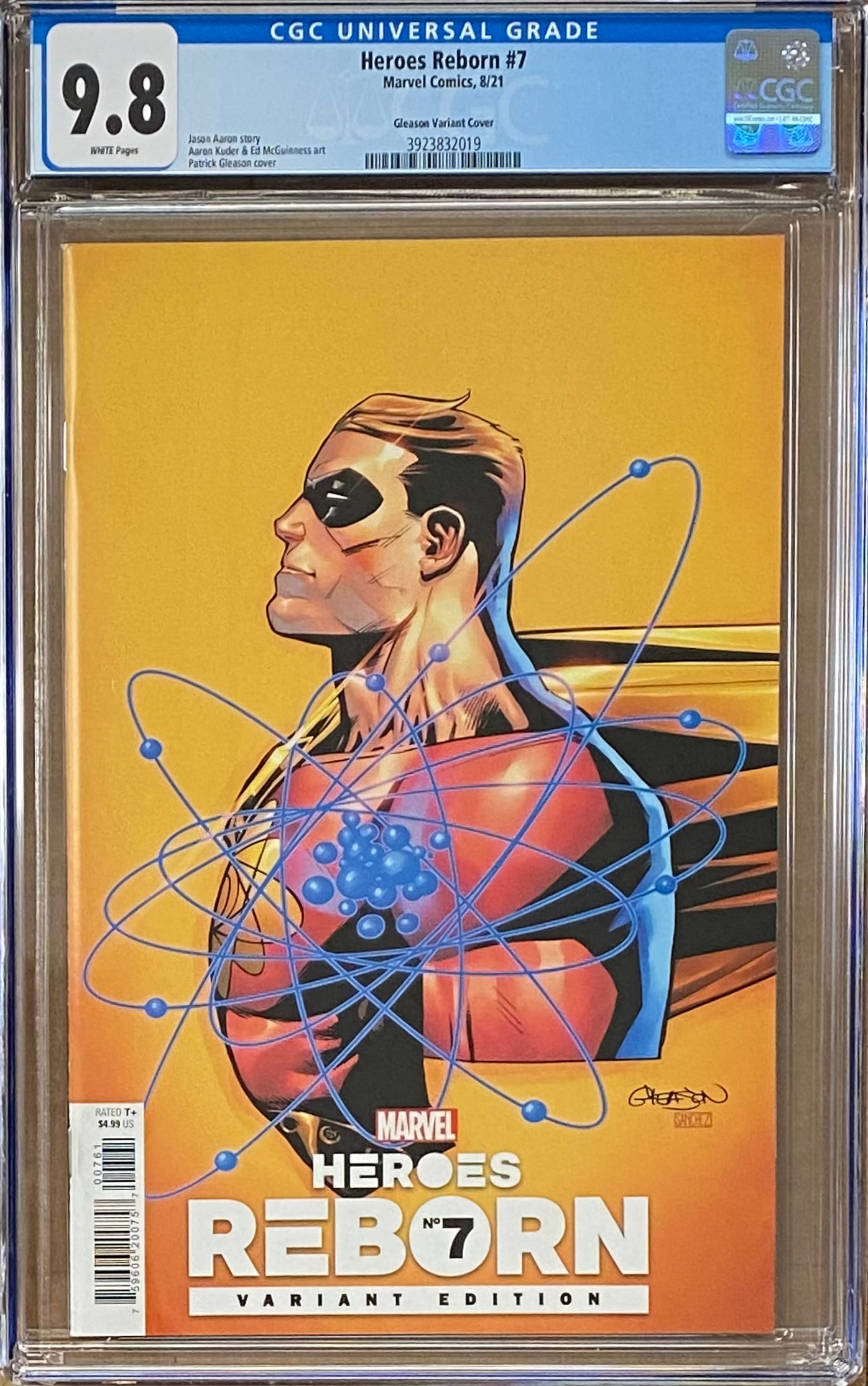 Heroes Reborn #7 Gleason 1:25 Retailer Incentive Variant CGC 9.8