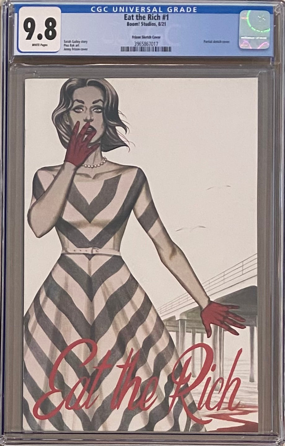 Eat the Rich #1 Frison 1:25 Retailer Incentive Variant CGC 9.8