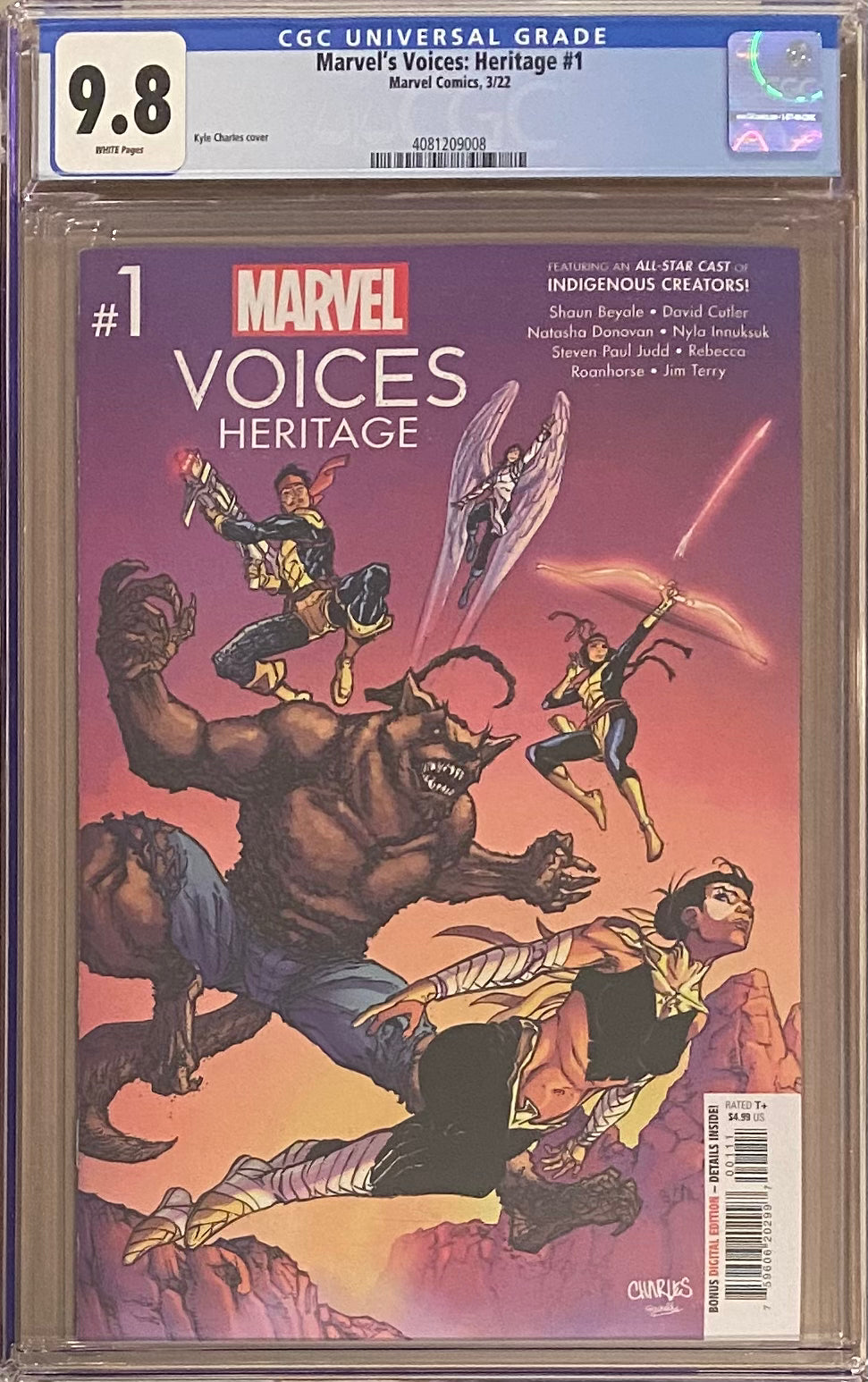 Marvel Voices: Heritage #1 CGC 9.8