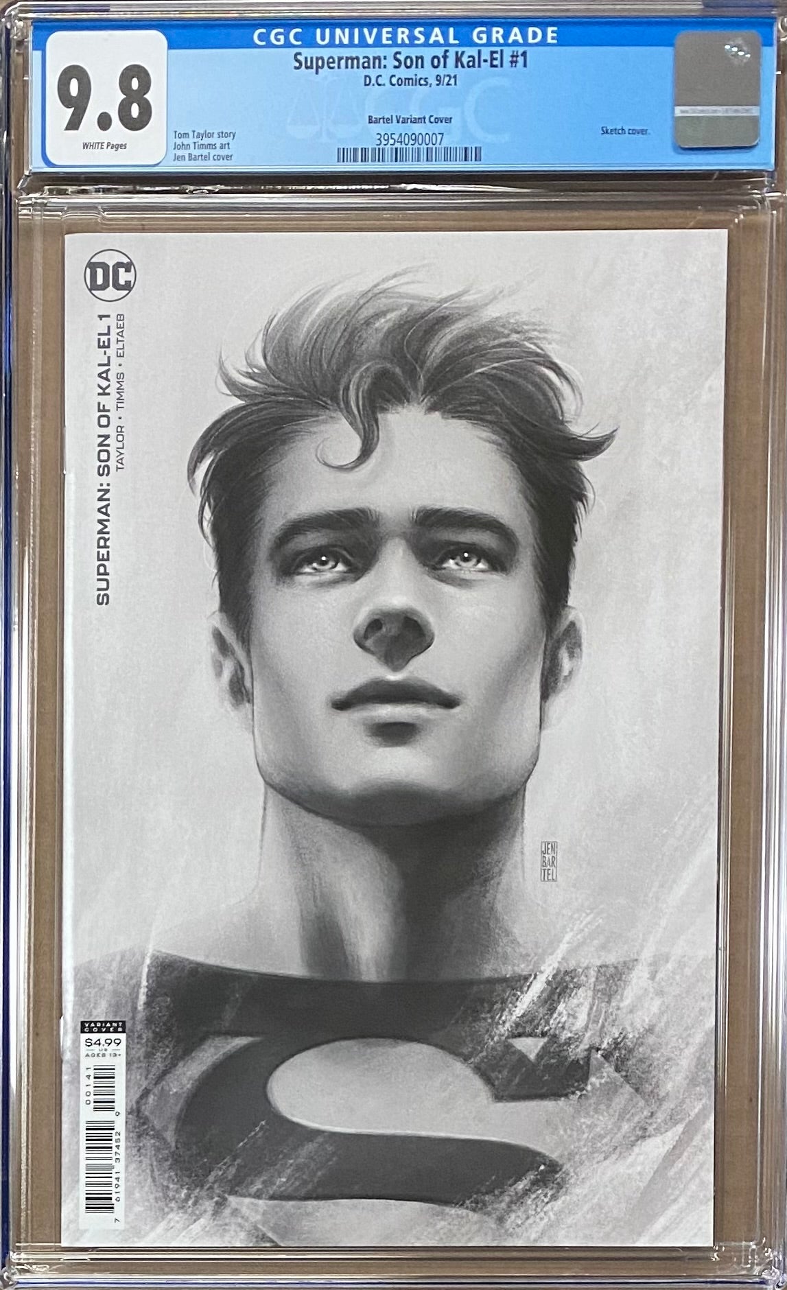 Superman: Son of Kal-El #1 Bartel 1:25 Retailer Incentive Variant CGC 9.8