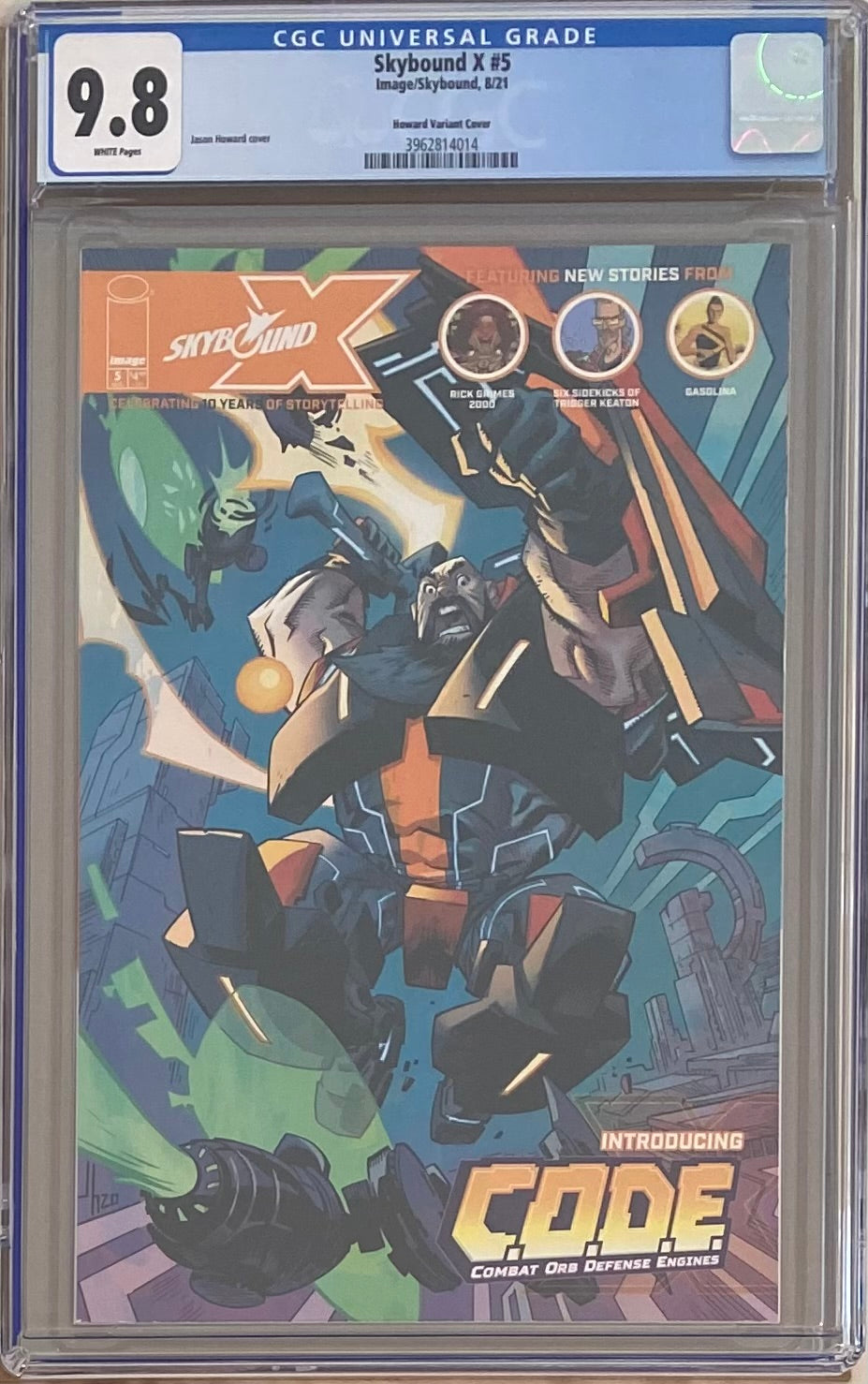 Skybound X #5 Howard Variant CGC 9.8