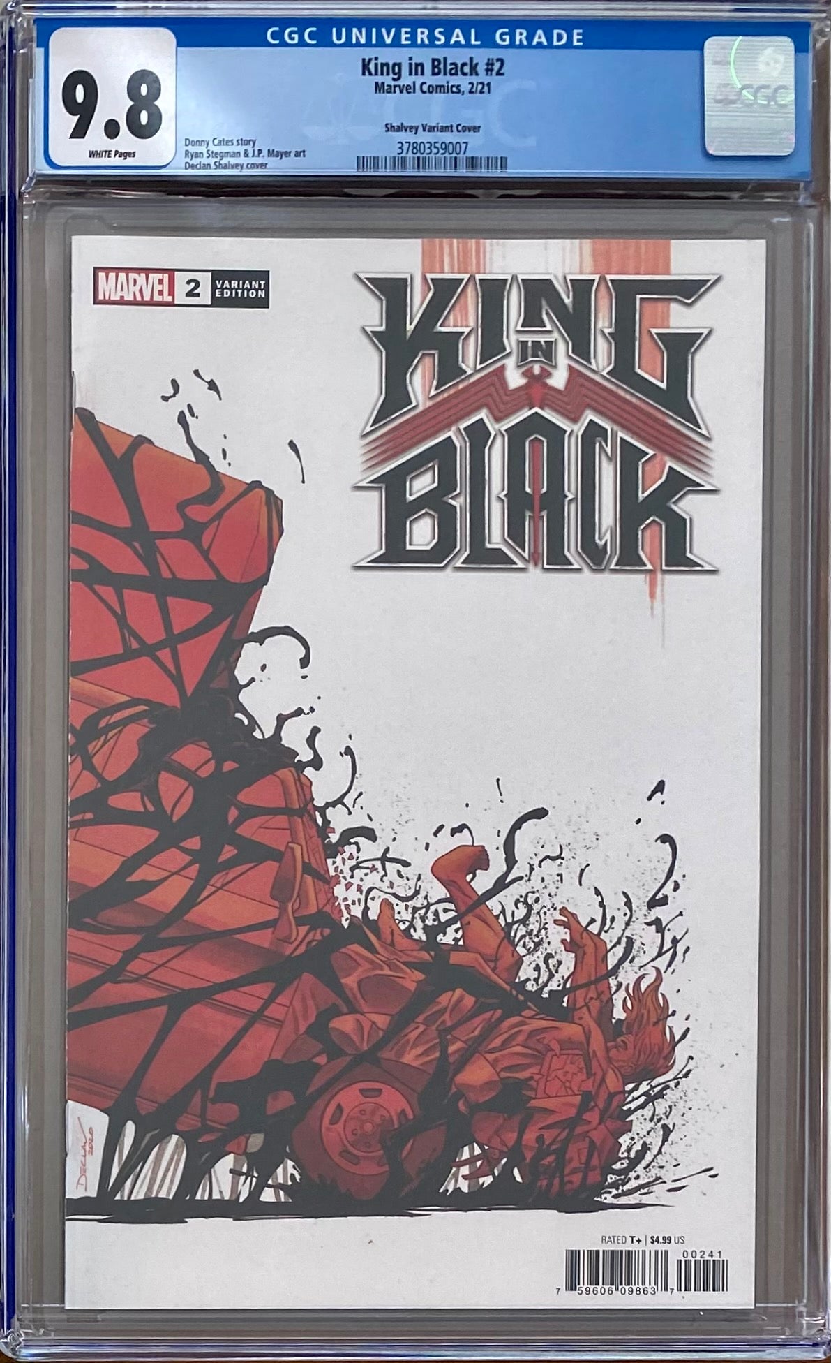 King in Black #2 Shalvey "Spoiler" Variant CGC 9.8