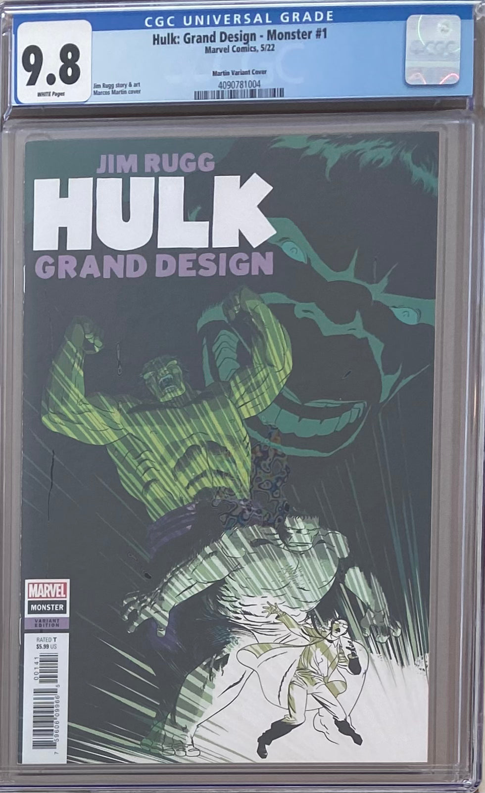 Hulk: Grand Design - Monster #1 Martin Variant CGC 9.8