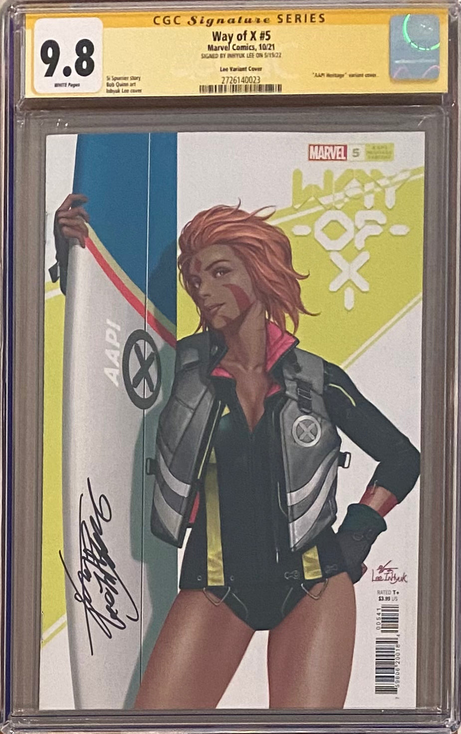 Way of X #5 InHyuk Lee Variant CGC 9.8 SS